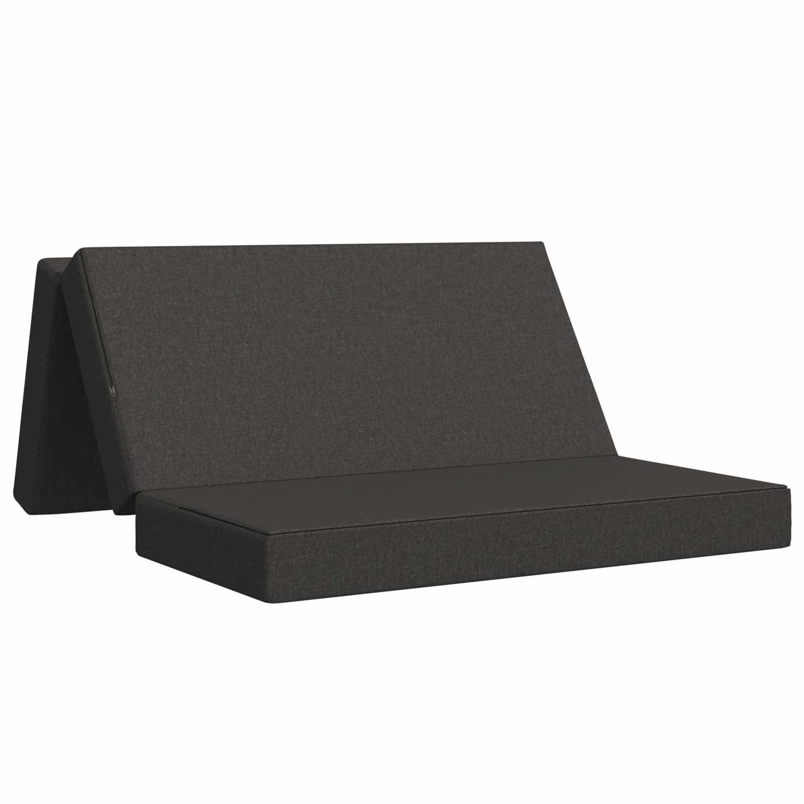 vidaXL Vouwbare Bankbed 75 x 63 x 45 cm Lichtgrijs