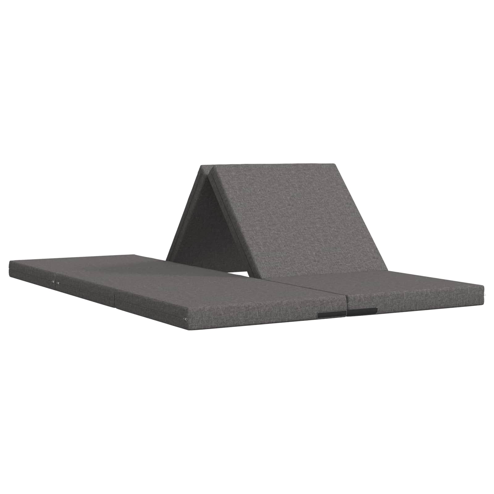 vidaXL Vouwbare Bankbed 140 x 67 x 45 cm Lichtgrijs