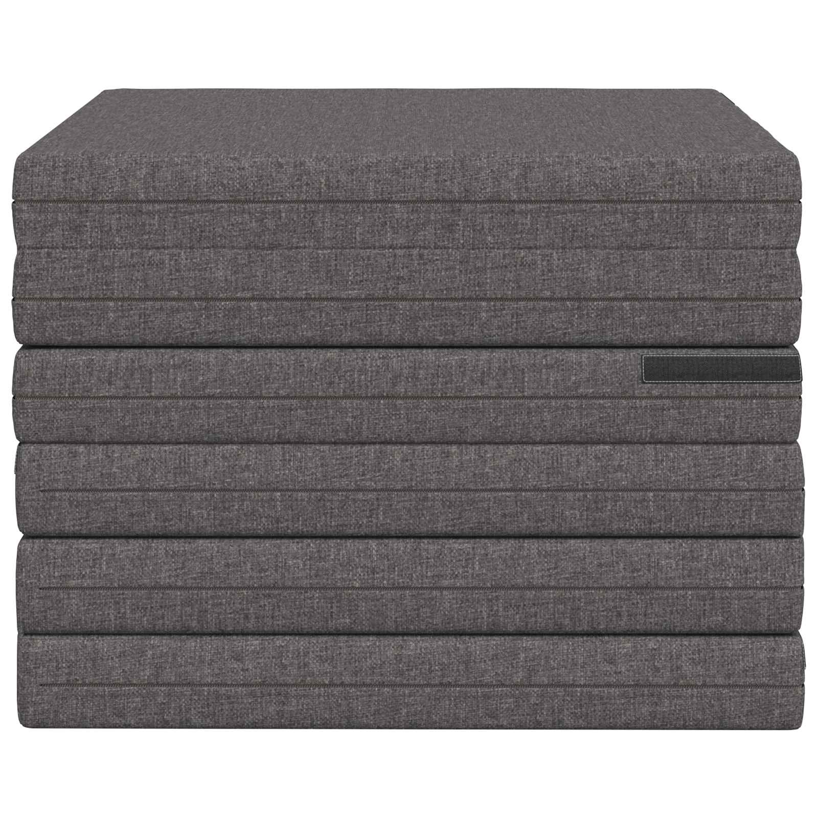 vidaXL Vouwbare Bankbed 140 x 67 x 45 cm Lichtgrijs