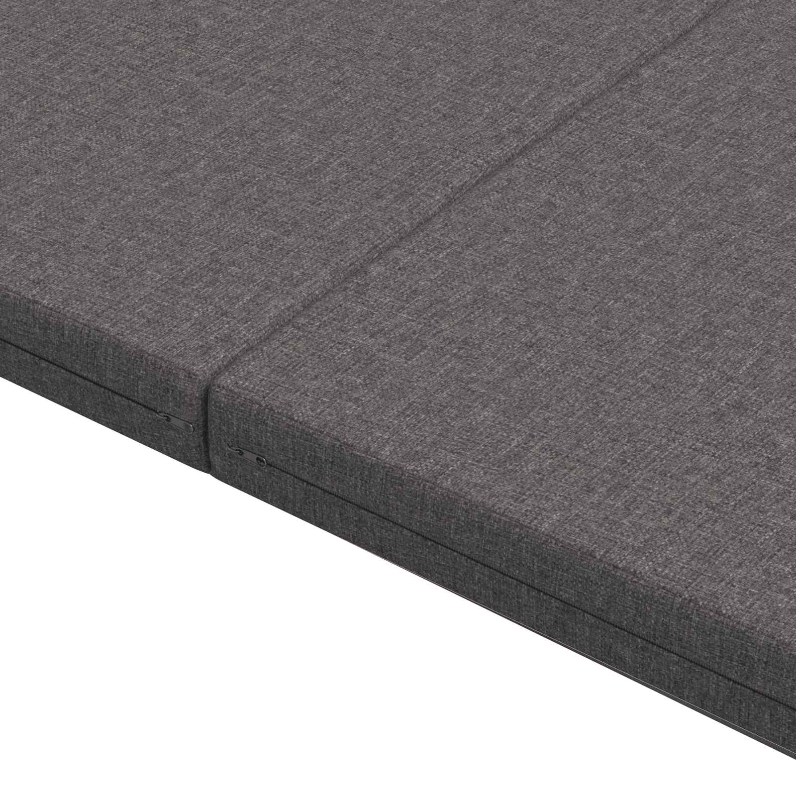 vidaXL Vouwbare Bankbed 140 x 67 x 45 cm Lichtgrijs