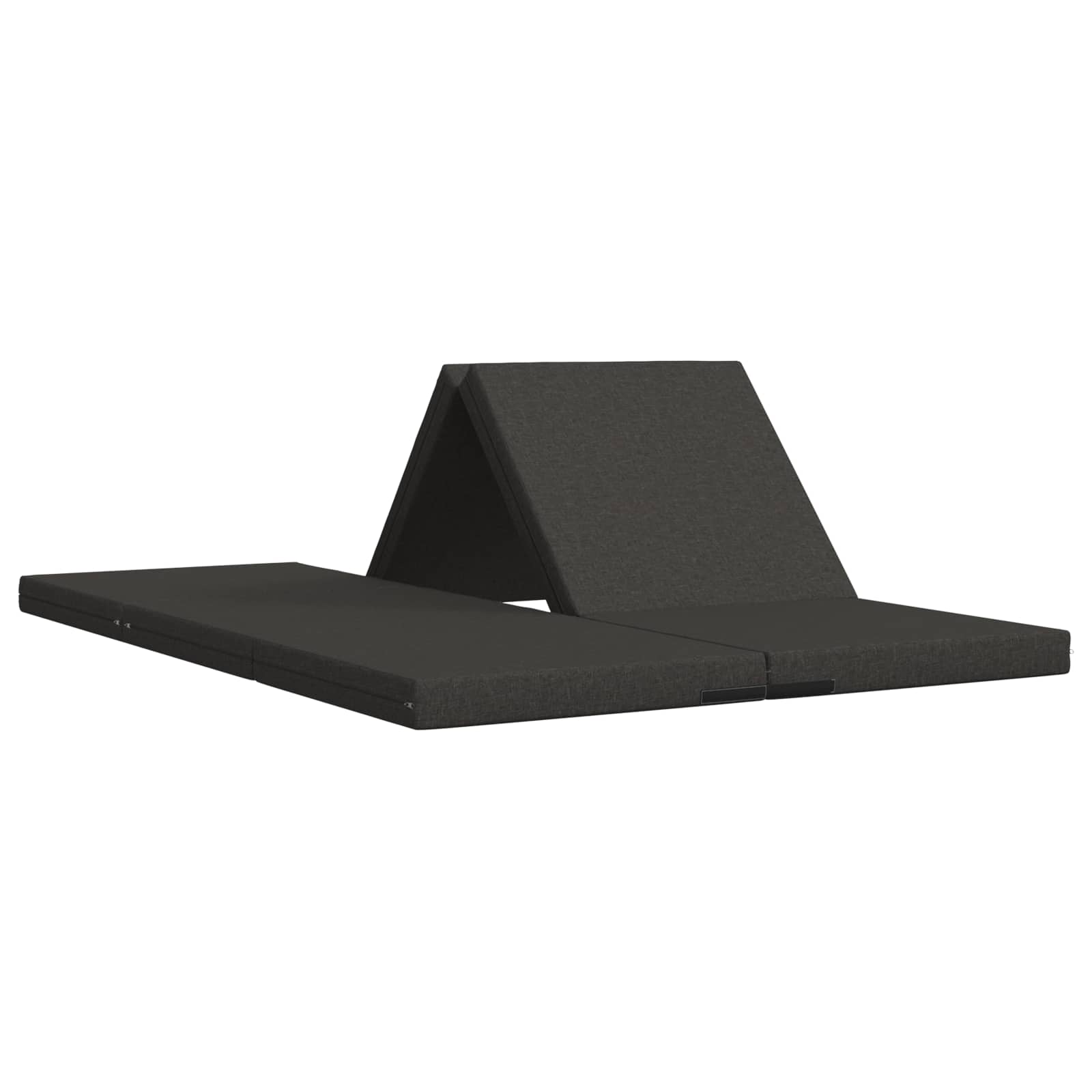 vidaXL Vouwbare Bankbed 140 x 67 x 45 cm Lichtgrijs