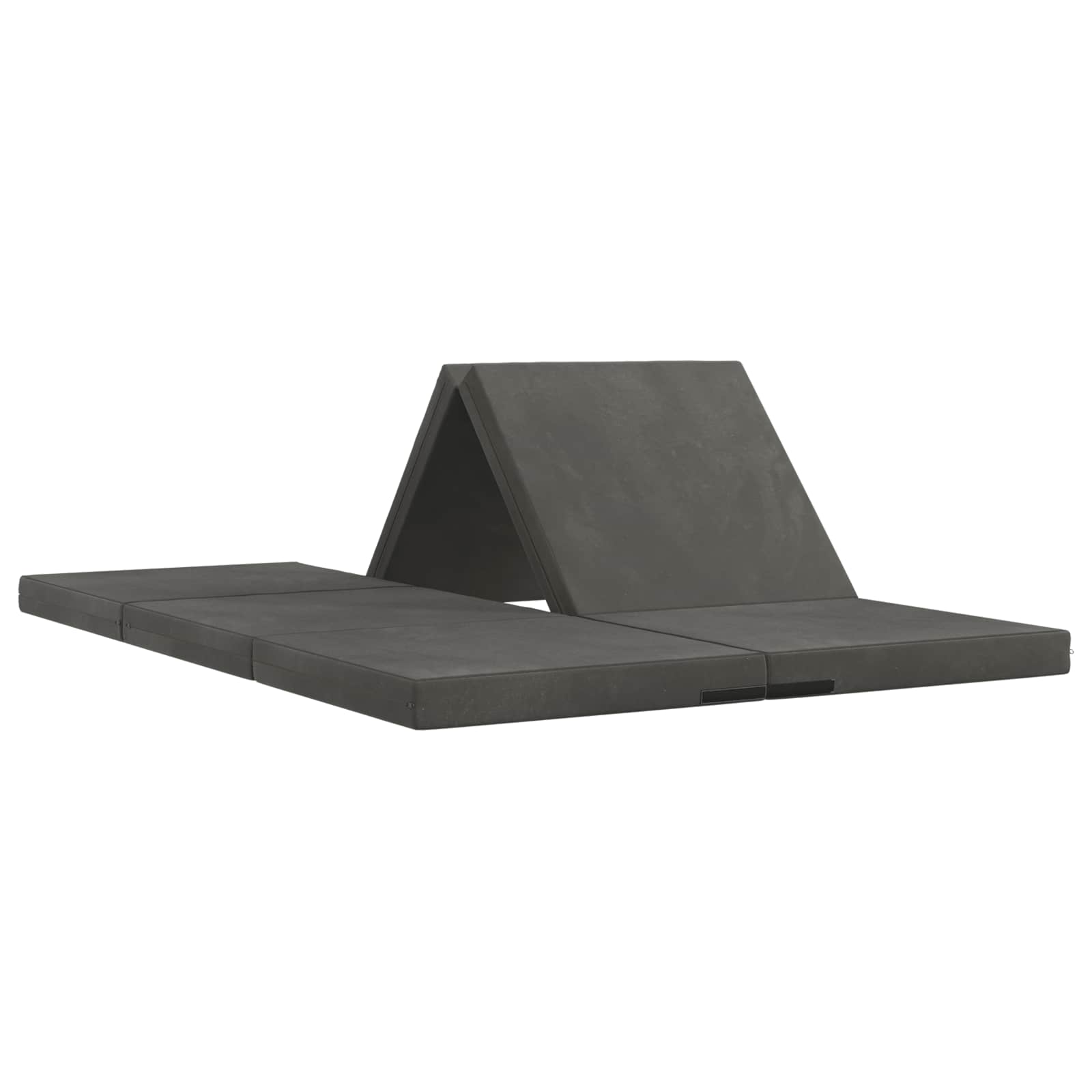 vidaXL Vouwbare Bankbed 140 x 67 x 45 cm Lichtgrijs