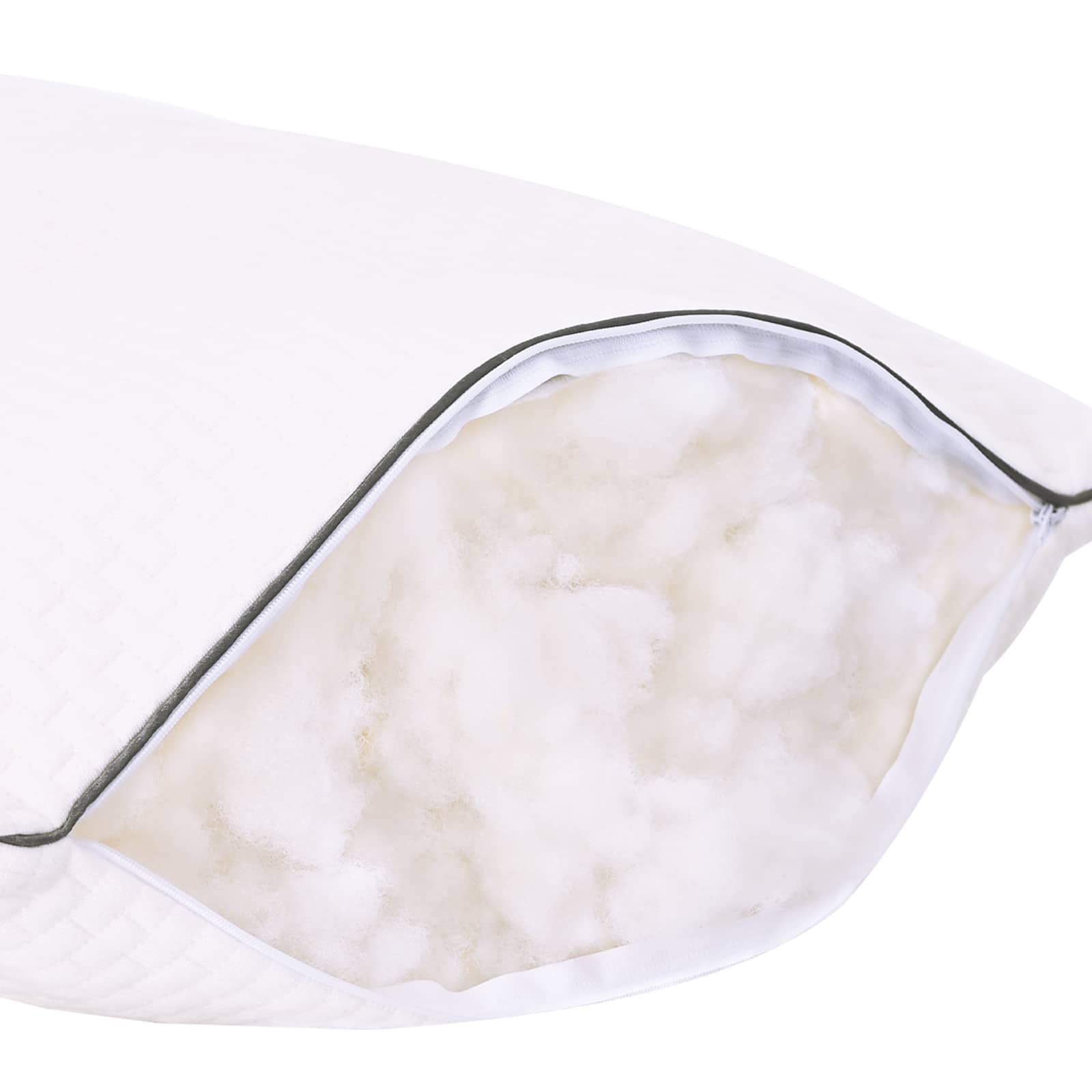 vidaXL Vezelvulling Wit 1 kg Polyester