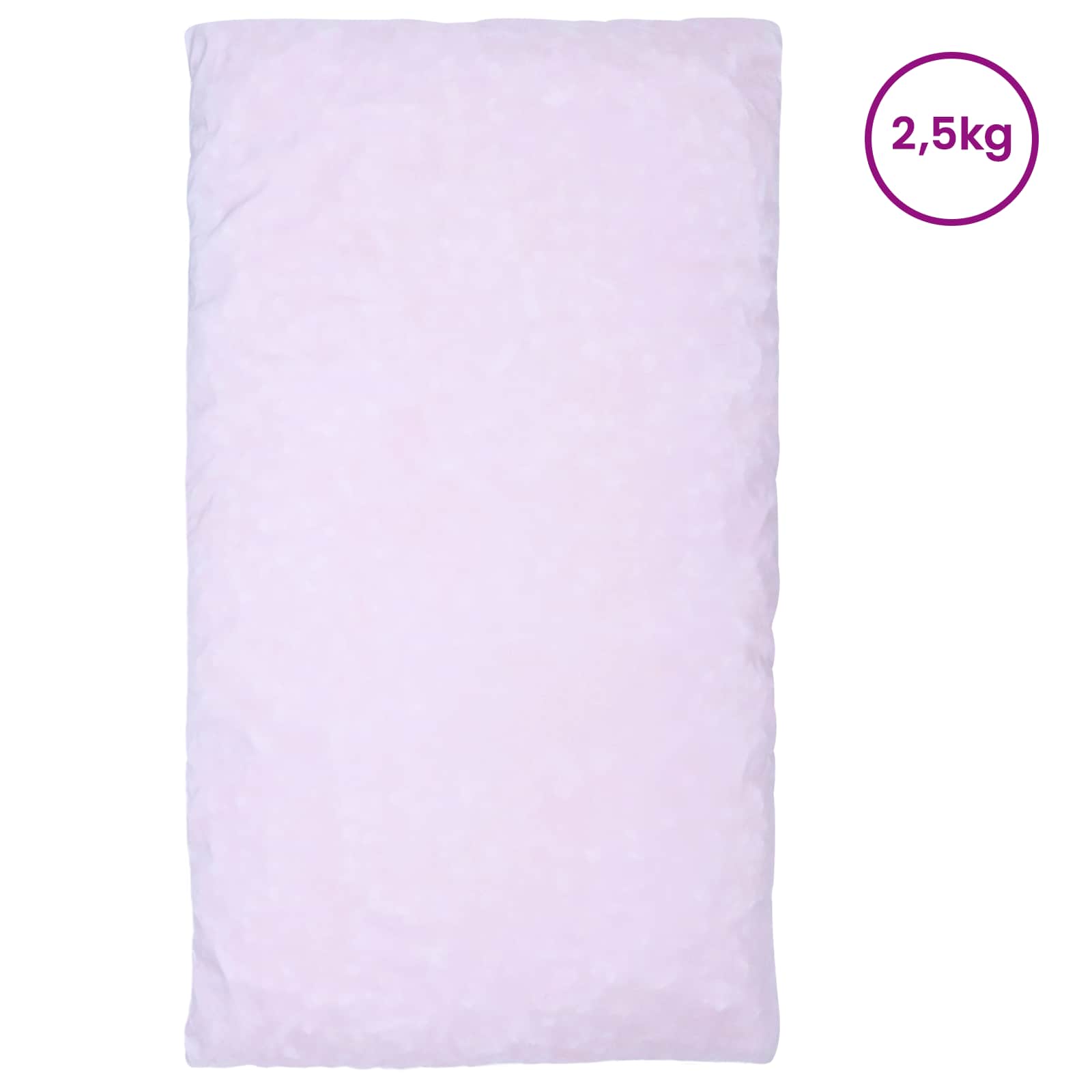 vidaXL Versnipperde schuimvulling Roze 2,5 kg Polyurethaan