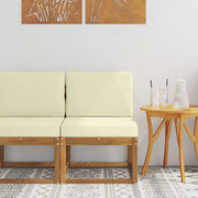 vidaXL Buiten Midden Sofa Massief Acaciahout Naturel