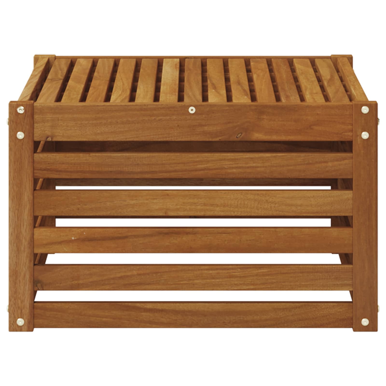 vidaXL Buiten Voetenbank Massief Acaciahout Naturel