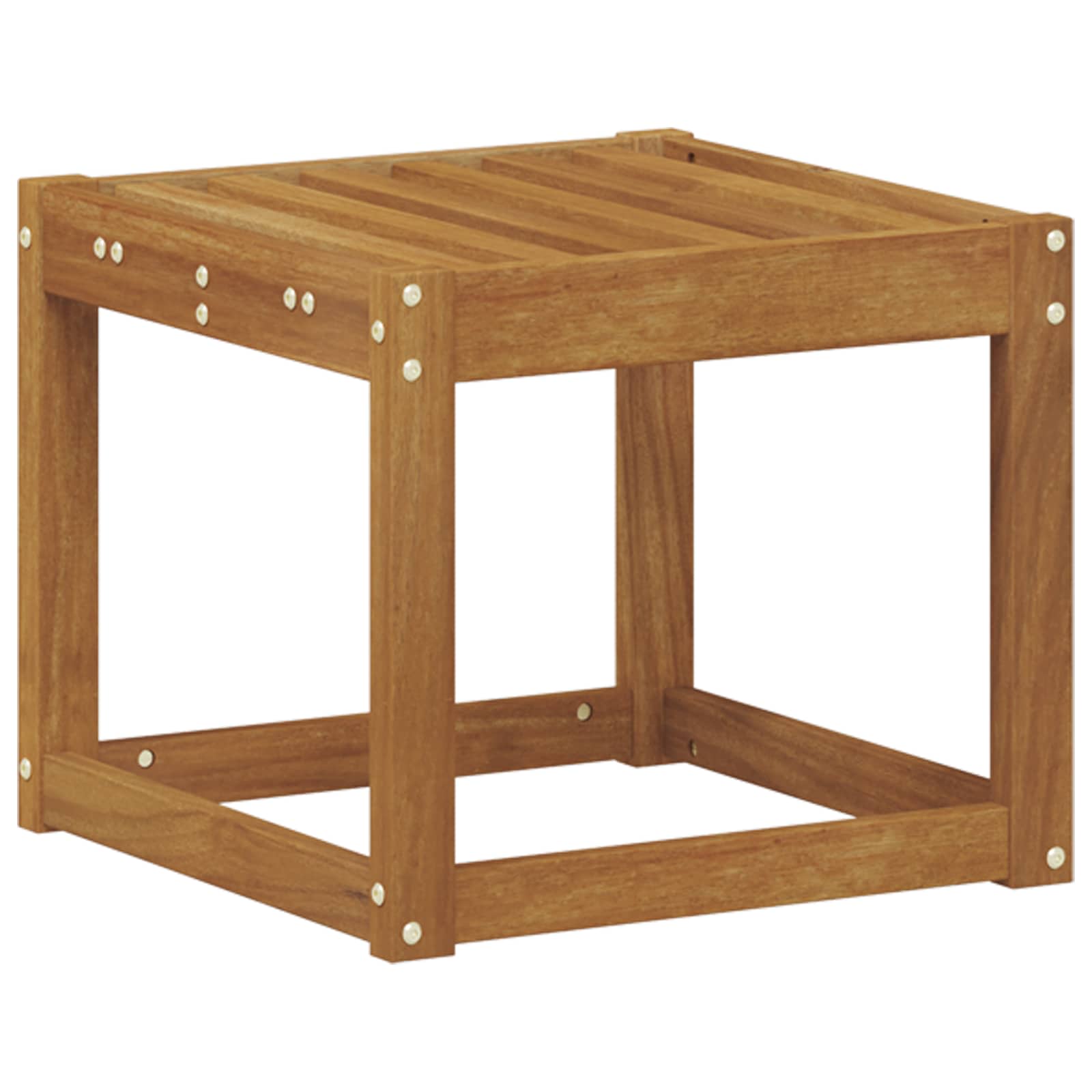 vidaXL Stoelbank Naturel 43 x 43 x 37 cm Massief Acaciahout