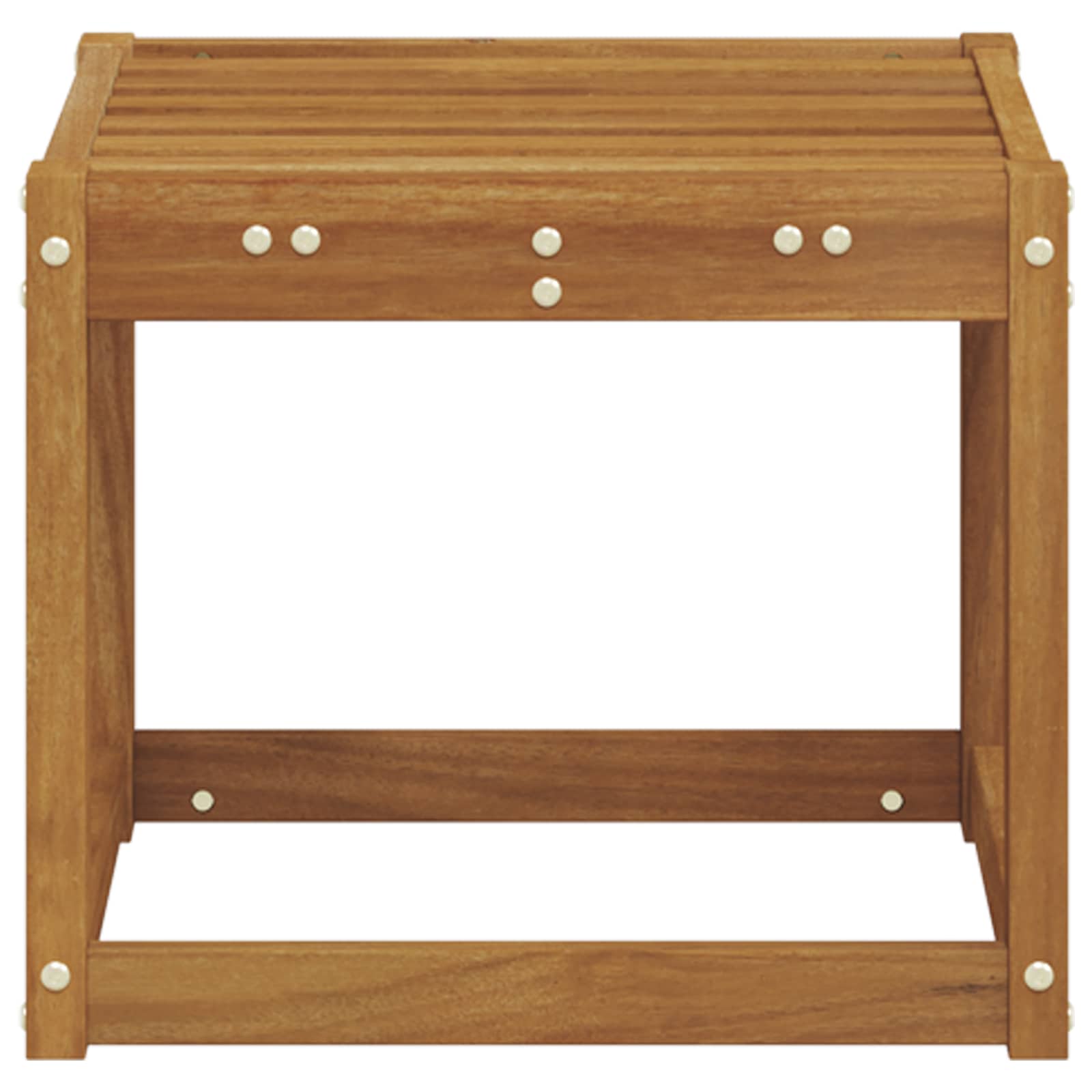 vidaXL Stoelbank Naturel 43 x 43 x 37 cm Massief Acaciahout