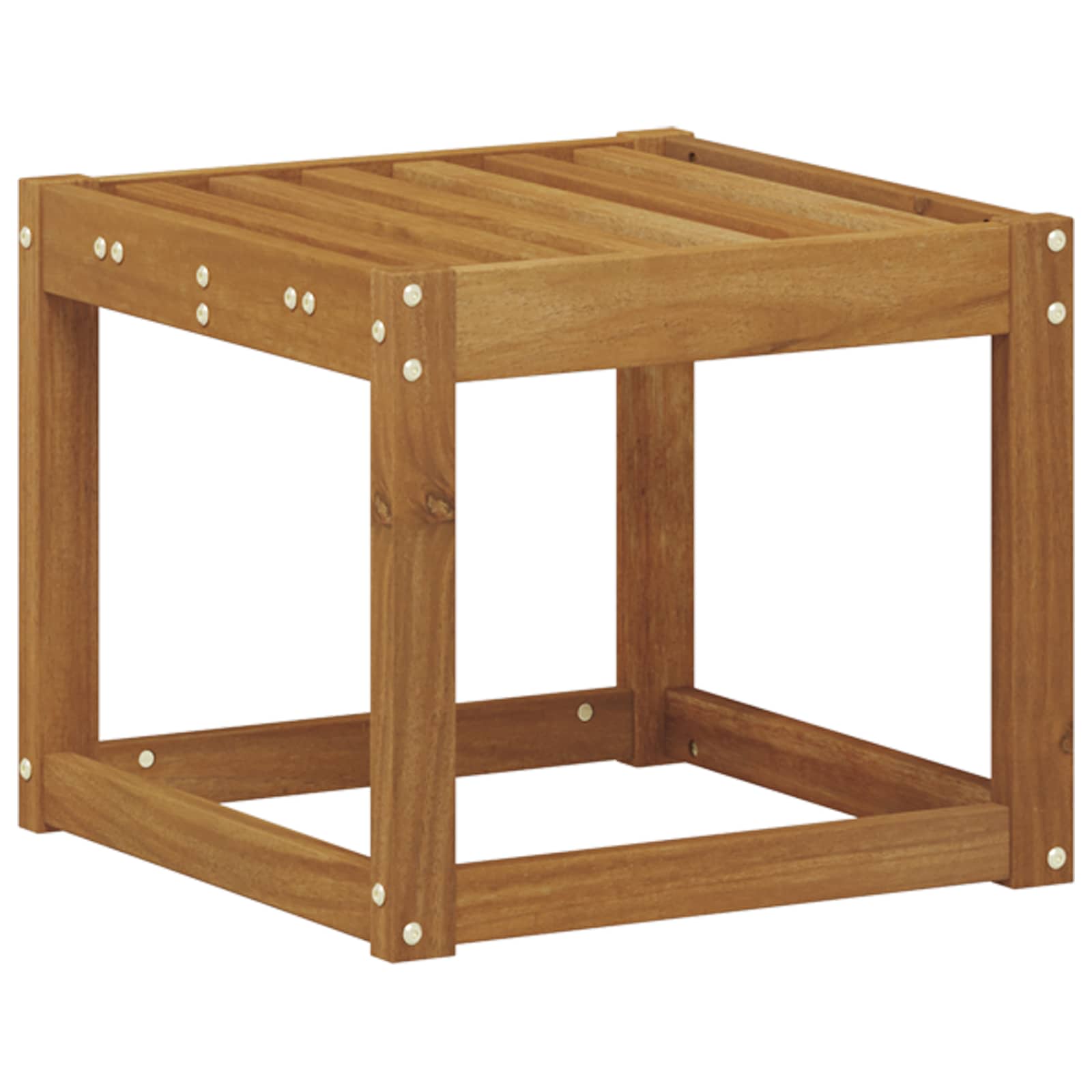 vidaXL Stoelbank Naturel 43 x 43 x 37 cm Massief Acaciahout
