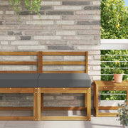 vidaXL Buiten bankkussen Antraciet 60 x 60 x 8 cm Polyester