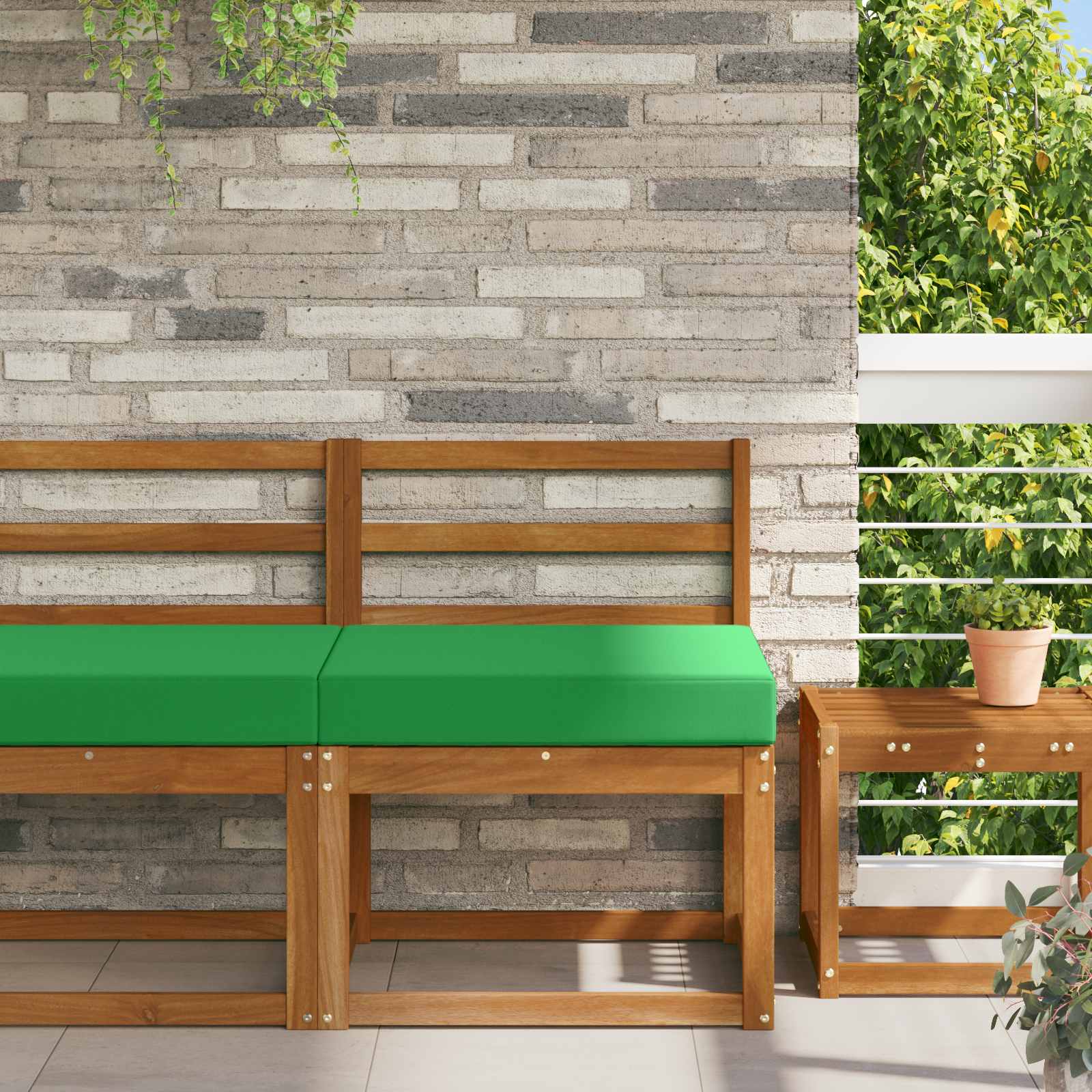 vidaXL Buiten bankkussen Antraciet 60 x 60 x 8 cm Polyester