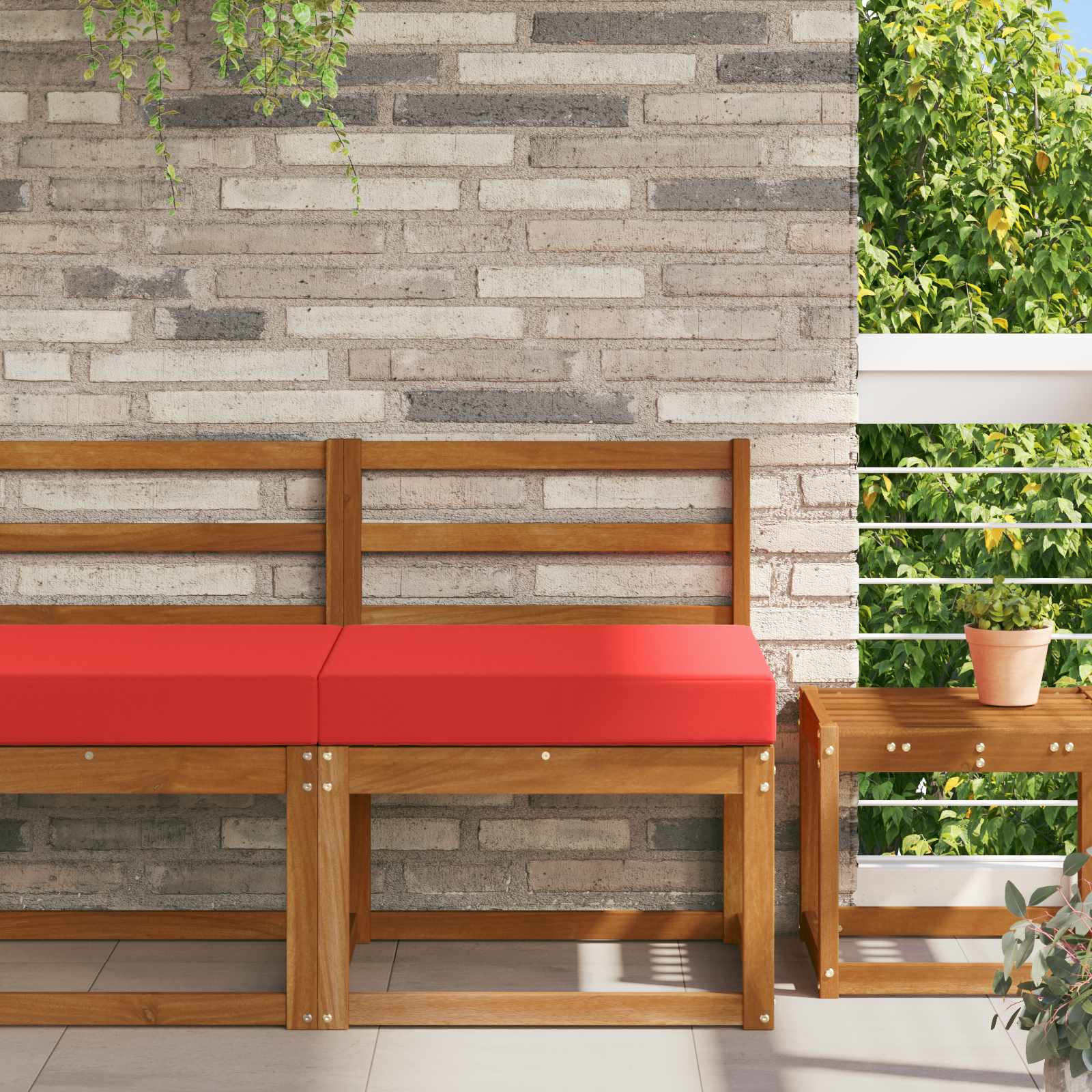 vidaXL Buiten bankkussen Antraciet 60 x 60 x 8 cm Polyester