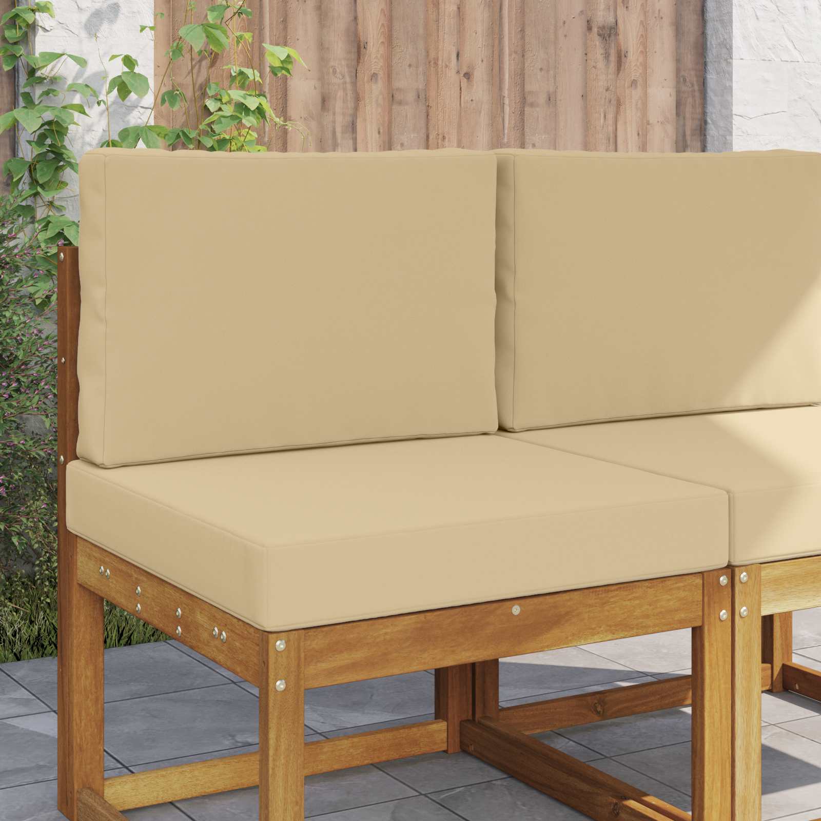 vidaXL Buiten bankkussen Antraciet 60 x 60 x 8 cm Polyester