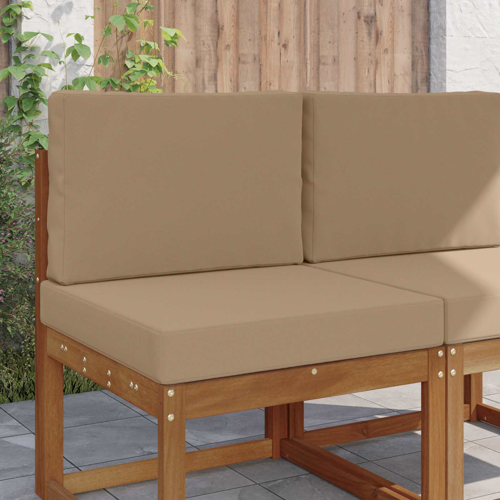 vidaXL Buiten bankkussen Antraciet 60 x 60 x 8 cm Polyester