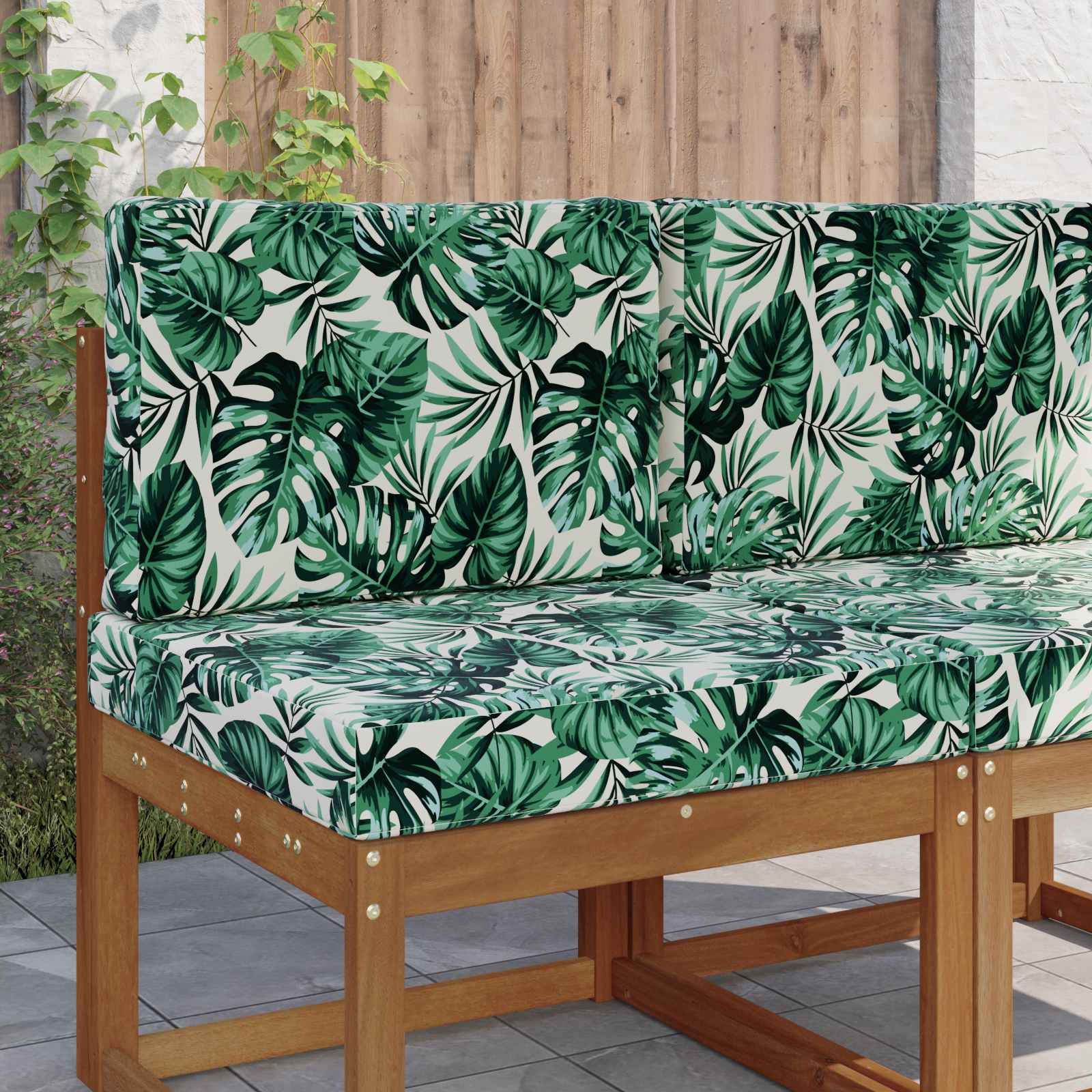 vidaXL Buiten bankkussen Antraciet 60 x 60 x 8 cm Polyester