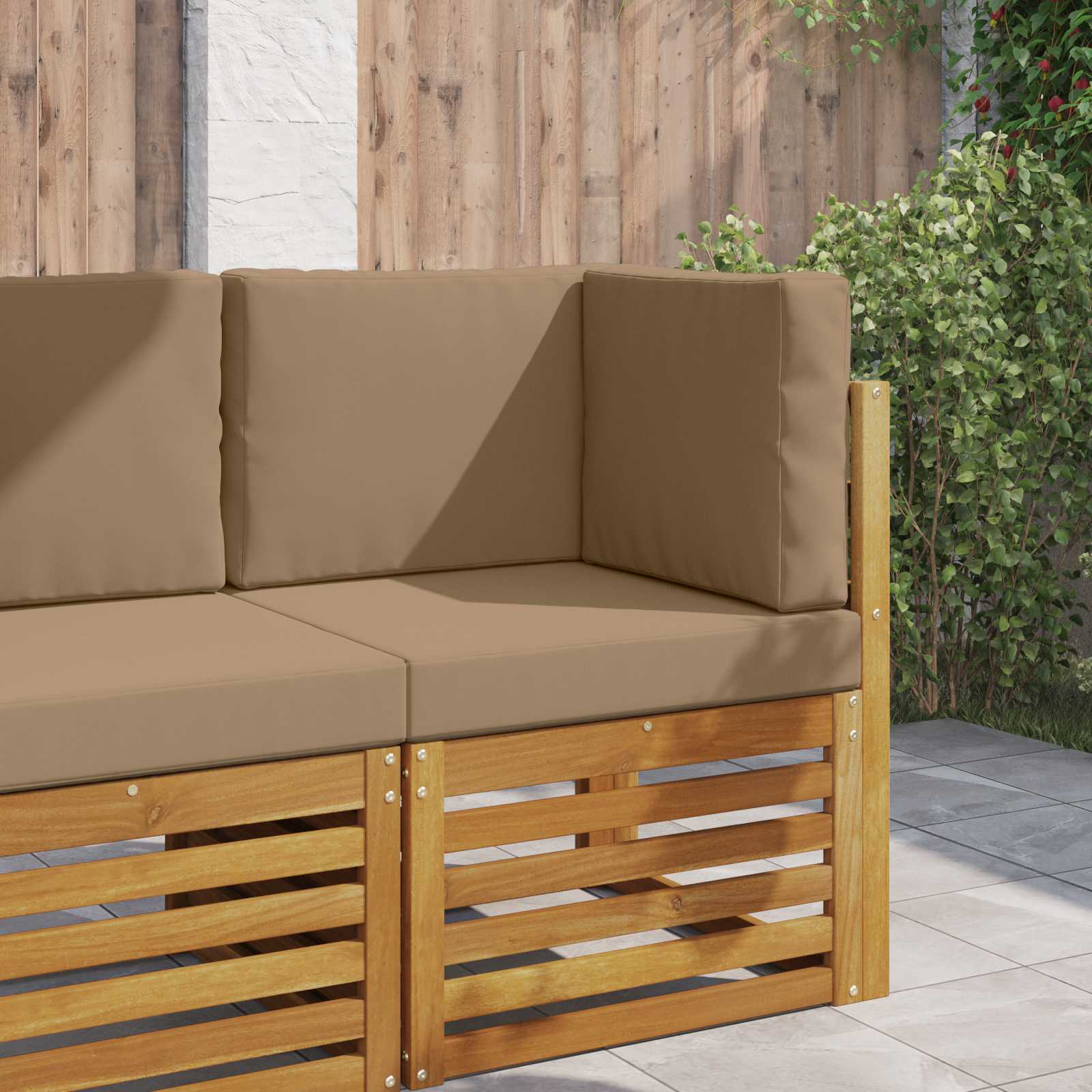 vidaXL Buiten bankkussen Antraciet 60 x 60 x 8 cm Polyester