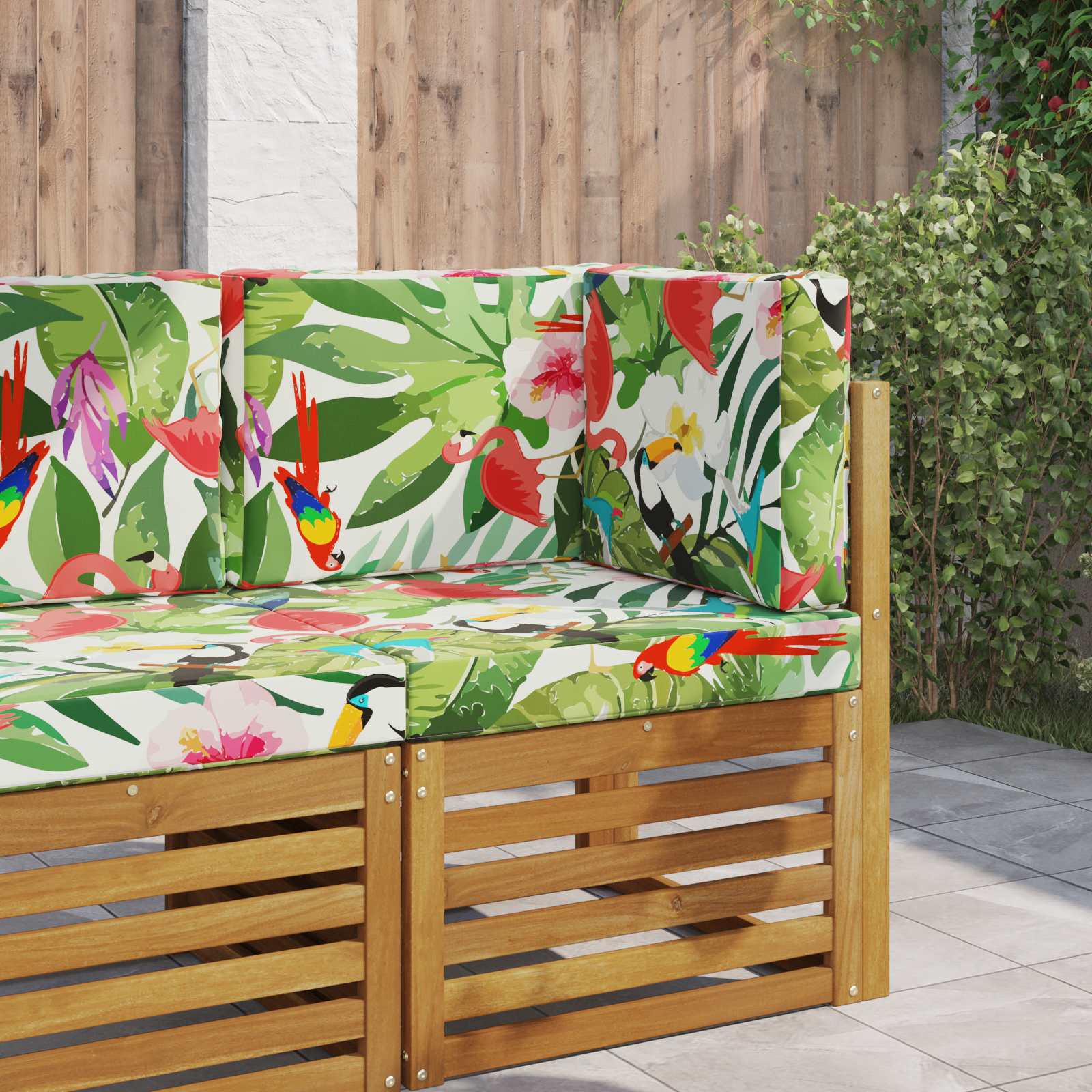 vidaXL Buiten bankkussen Antraciet 60 x 60 x 8 cm Polyester