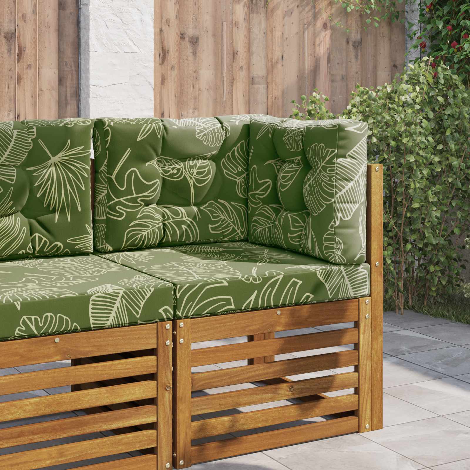vidaXL Buiten bankkussen Antraciet 60 x 60 x 8 cm Polyester
