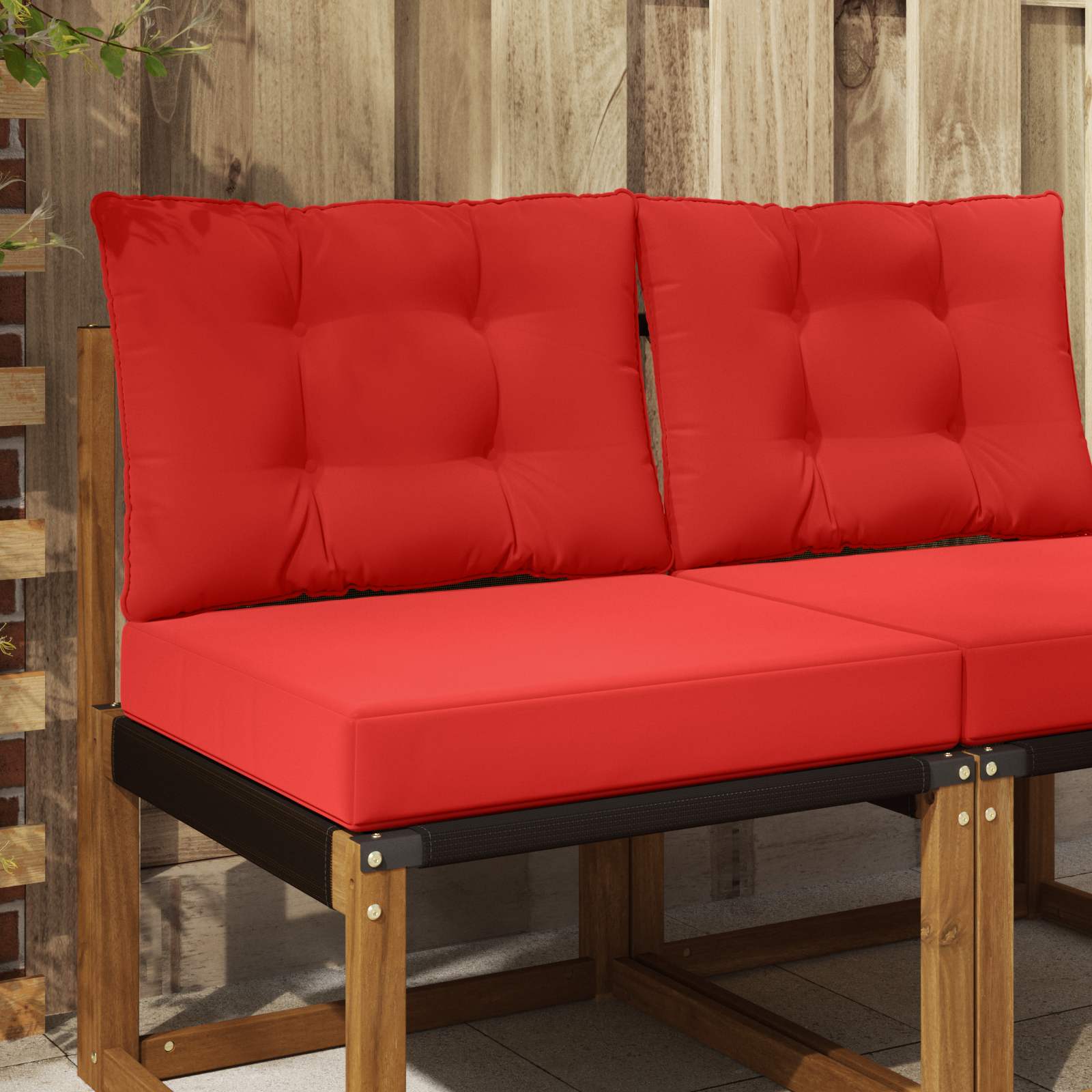 vidaXL Buiten bankkussen Antraciet 60 x 60 x 8 cm Polyester