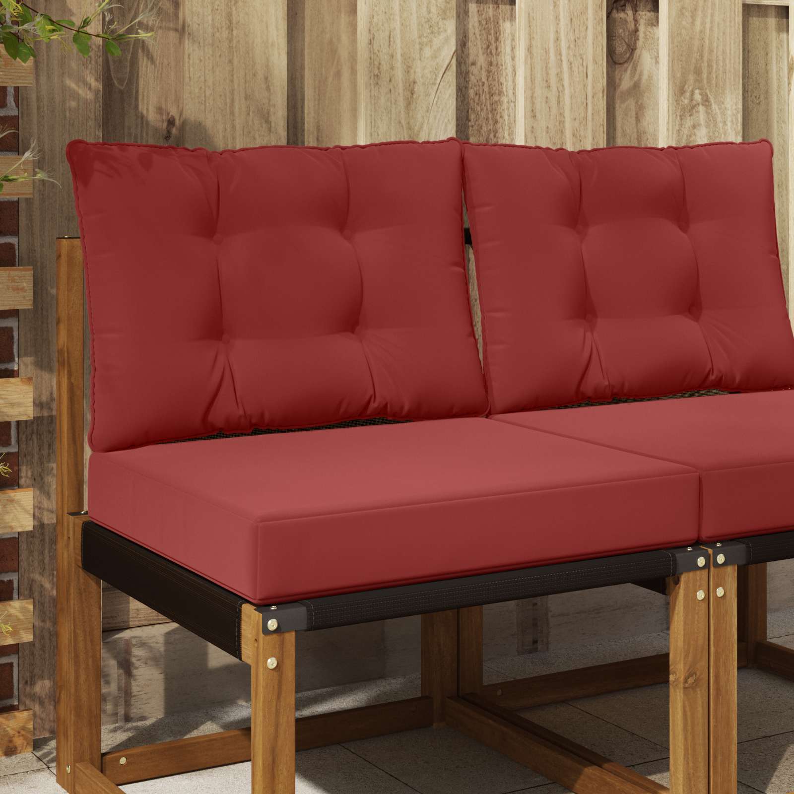 vidaXL Buiten bankkussen Antraciet 60 x 60 x 8 cm Polyester