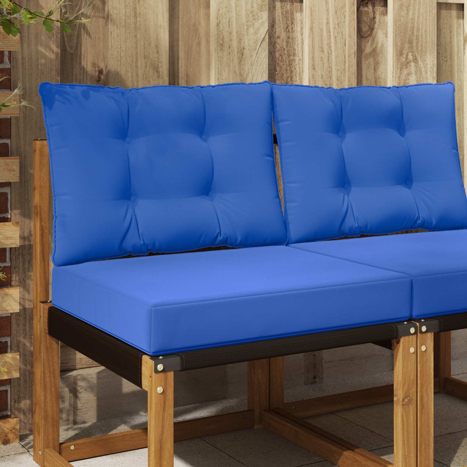 vidaXL Buiten bankkussen Antraciet 60 x 60 x 8 cm Polyester