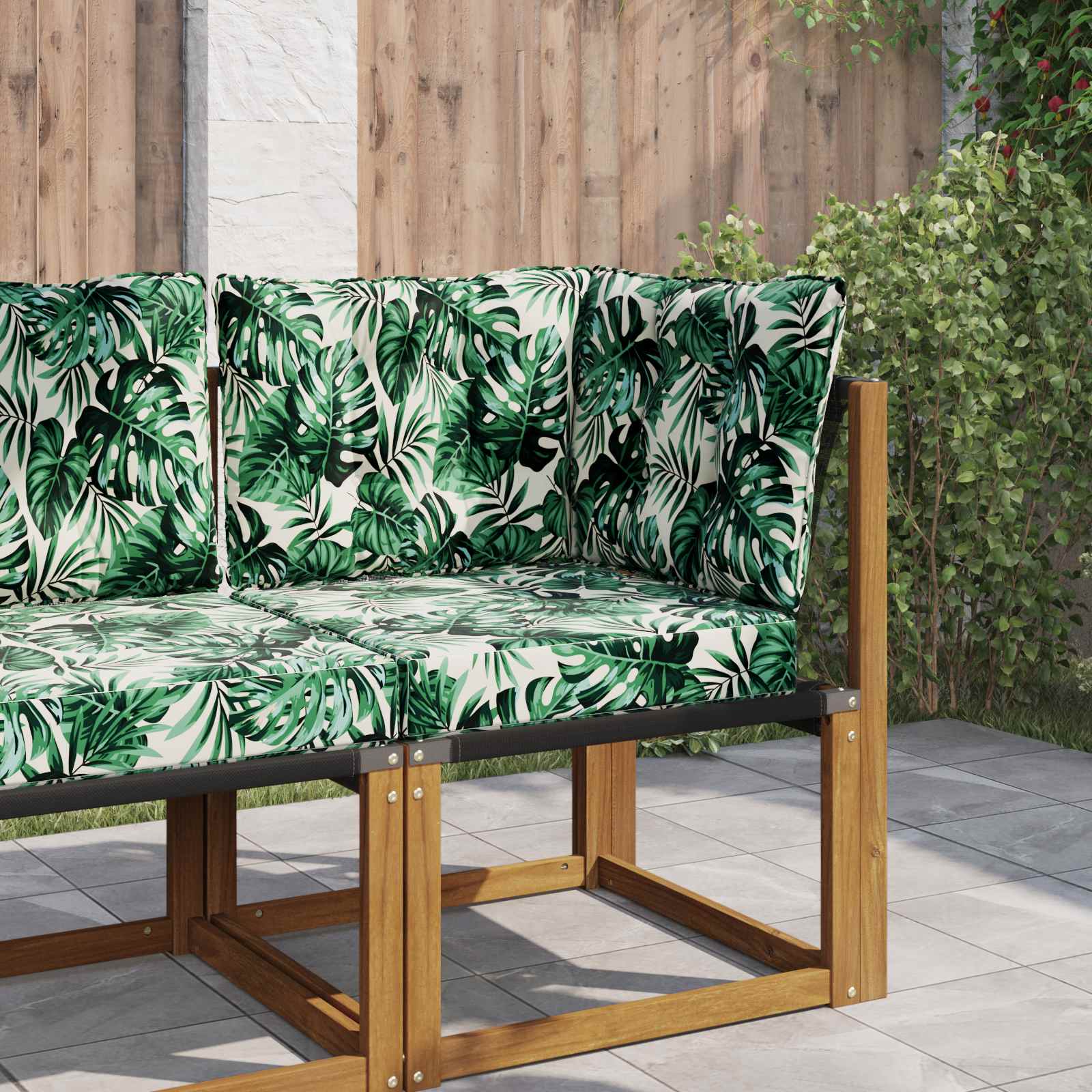 vidaXL Buiten bankkussen Antraciet 60 x 60 x 8 cm Polyester