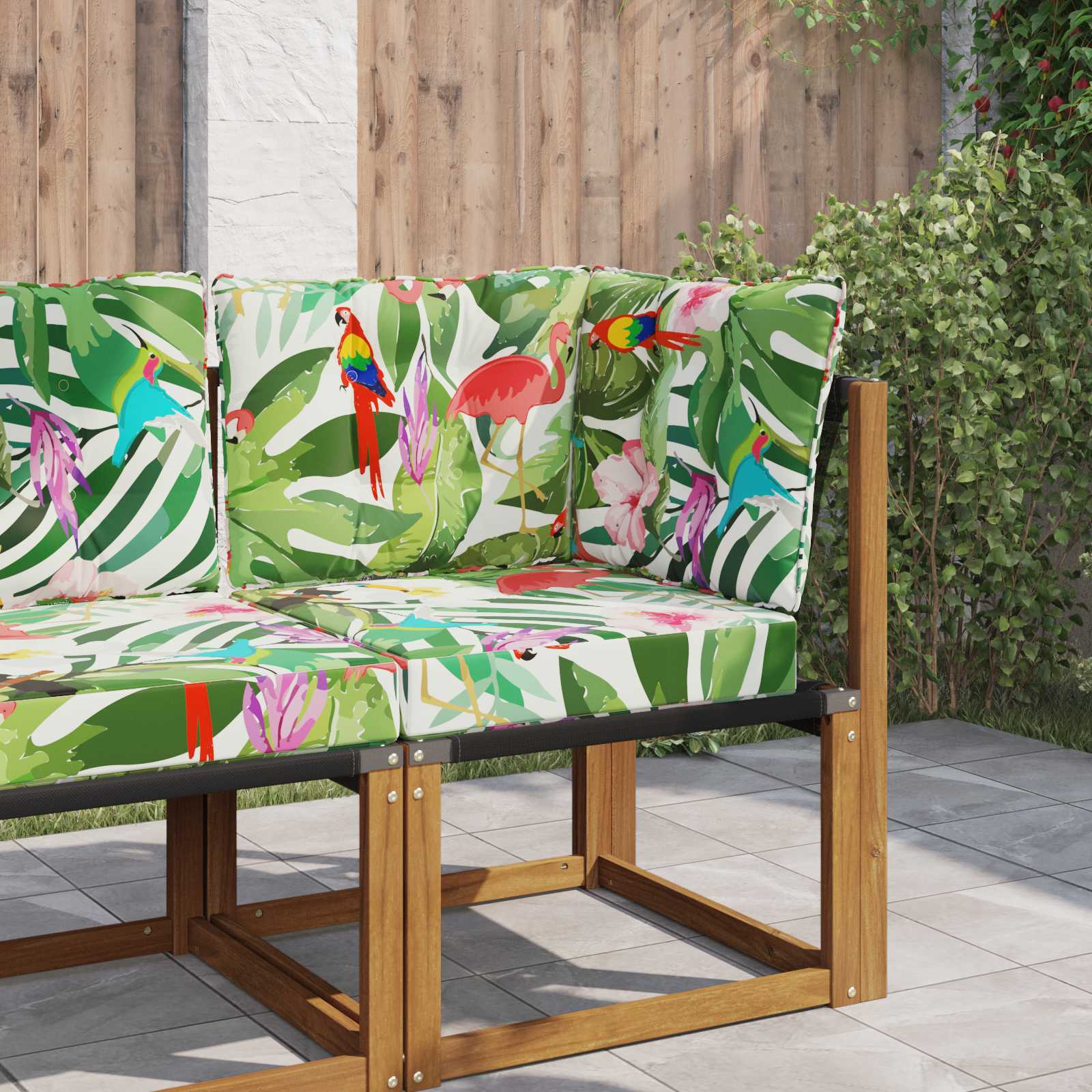 vidaXL Buiten bankkussen Antraciet 60 x 60 x 8 cm Polyester