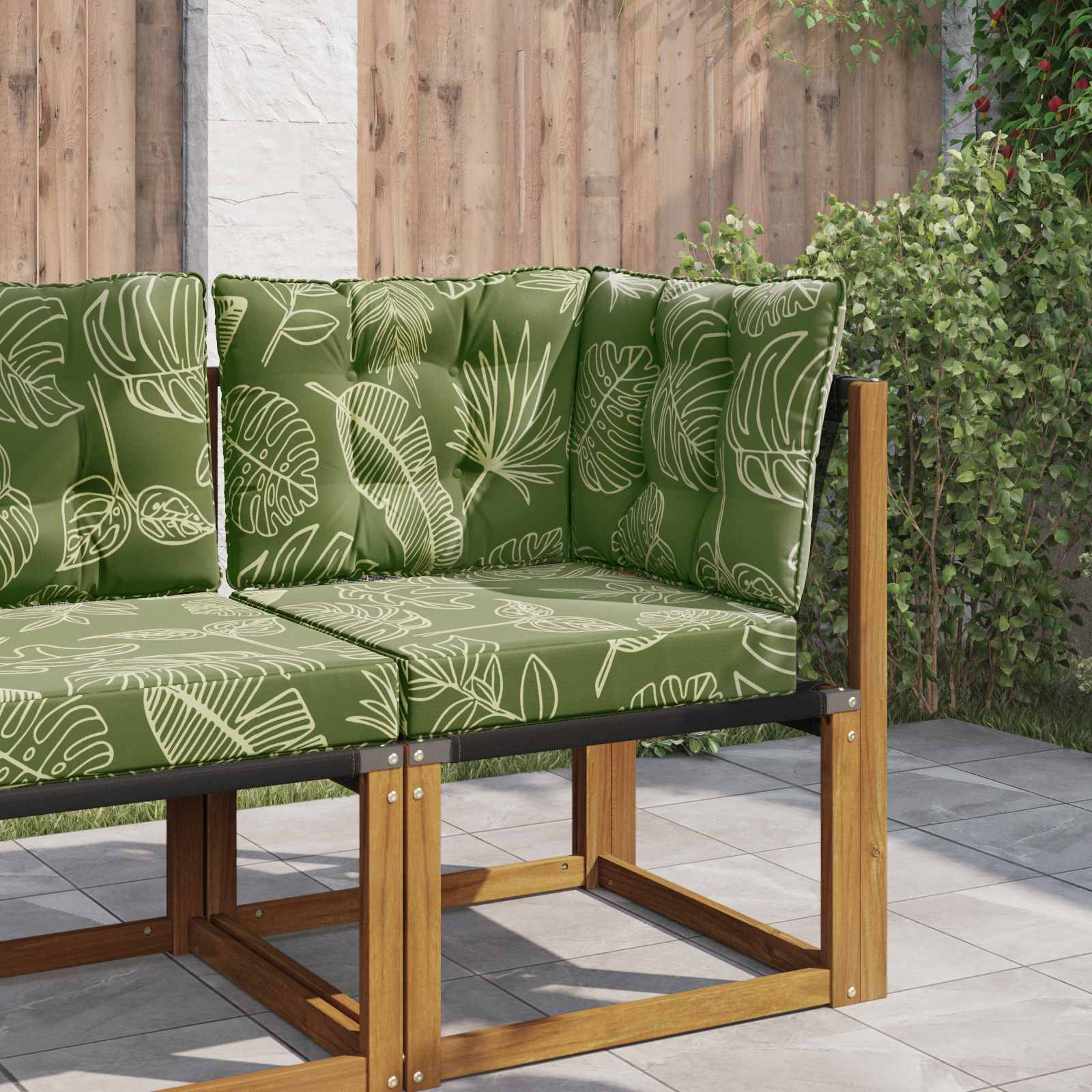 vidaXL Buiten bankkussen Antraciet 60 x 60 x 8 cm Polyester