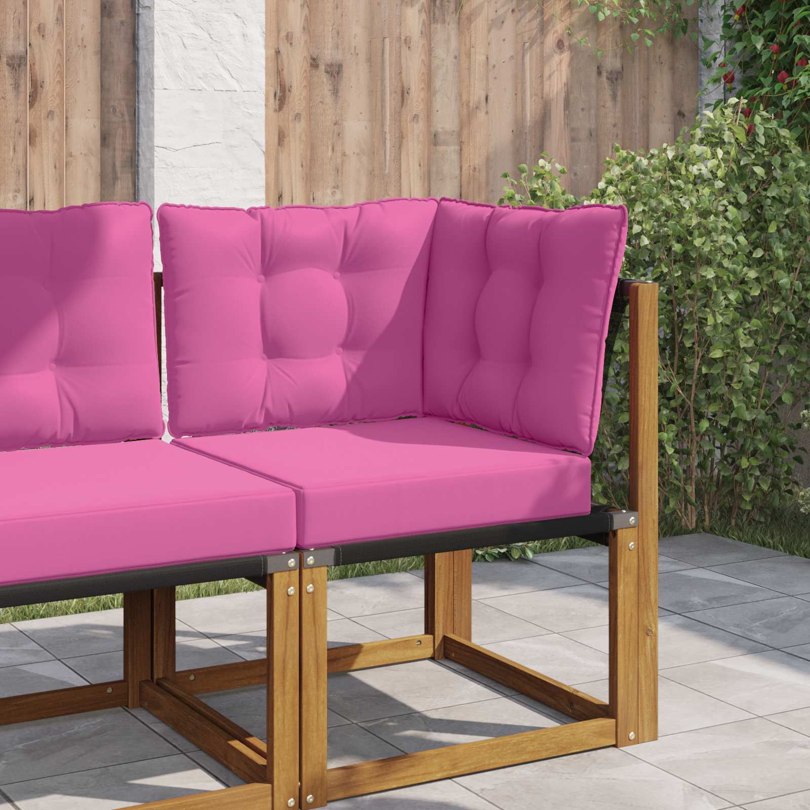 vidaXL Buiten bankkussen Antraciet 60 x 60 x 8 cm Polyester