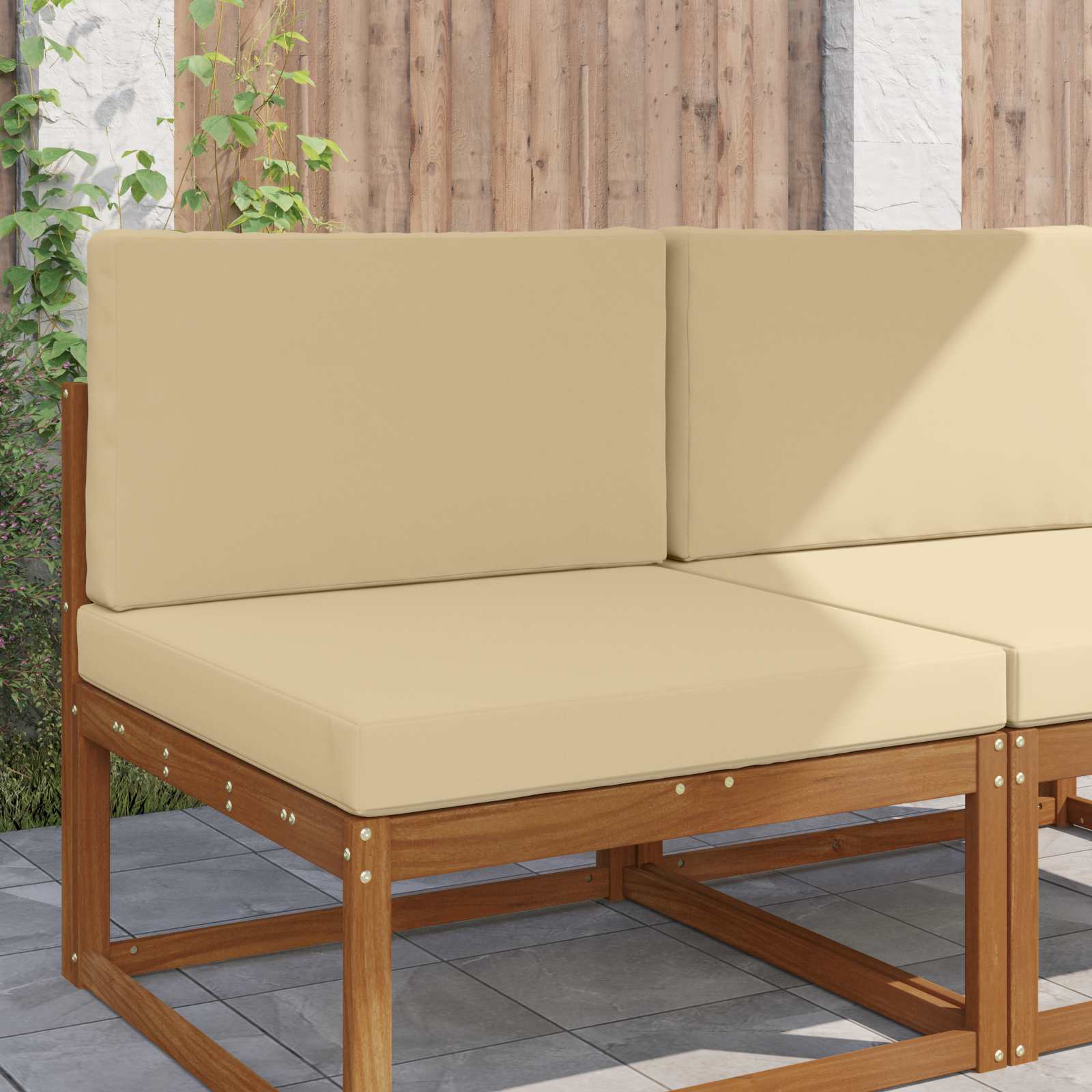 vidaXL Buiten bankkussen Antraciet 60 x 60 x 8 cm Polyester