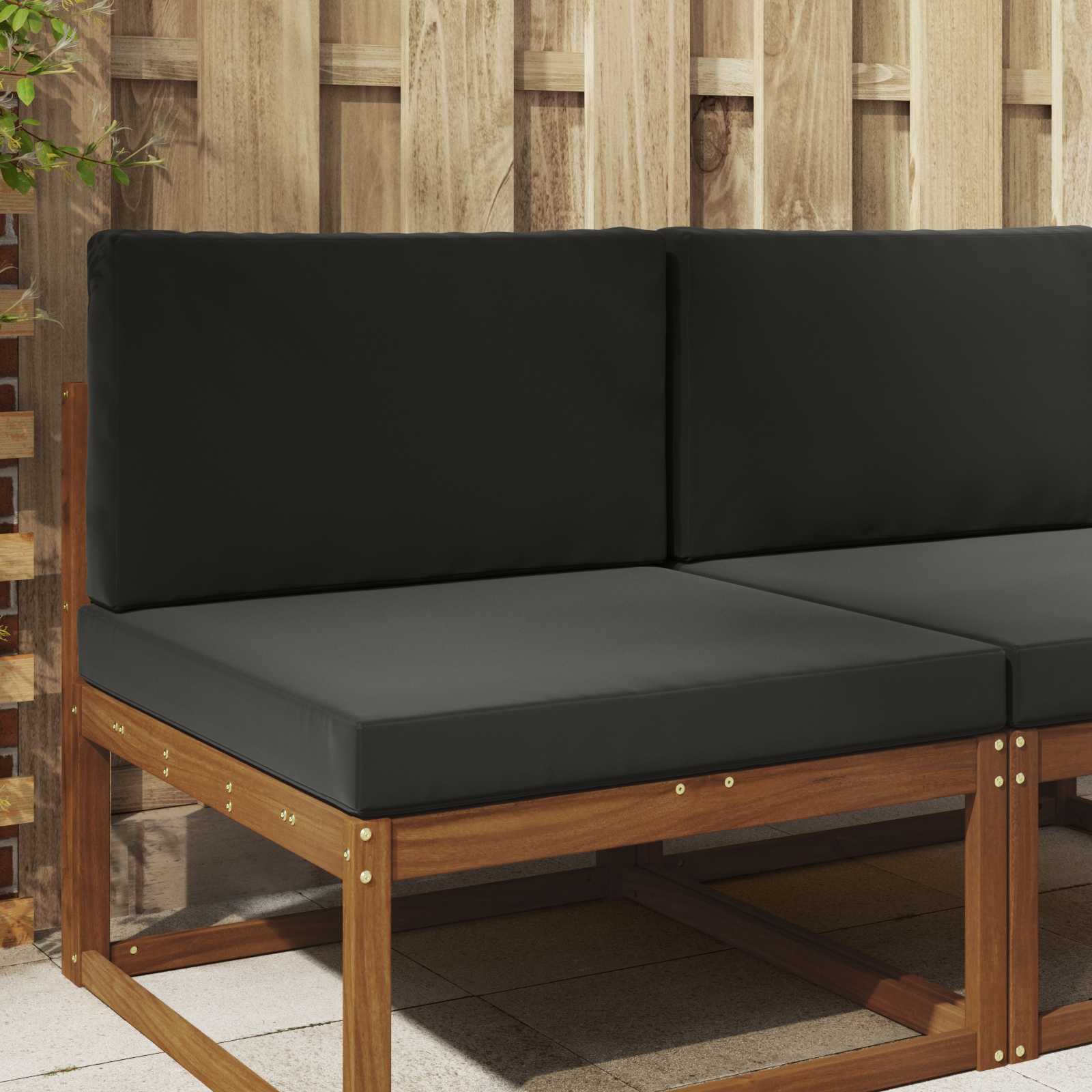 vidaXL Buiten bankkussen Antraciet 60 x 60 x 8 cm Polyester