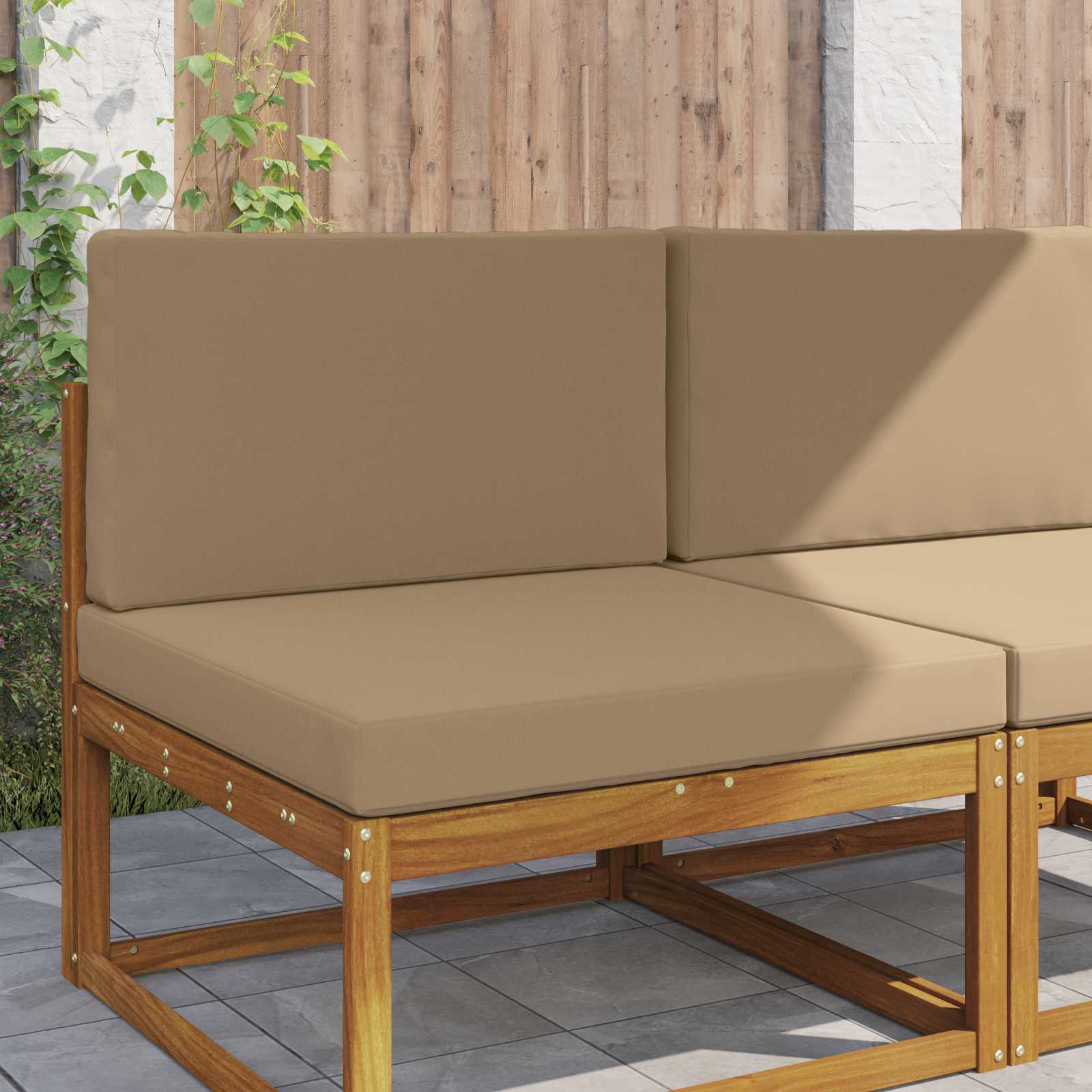 vidaXL Buiten bankkussen Antraciet 60 x 60 x 8 cm Polyester