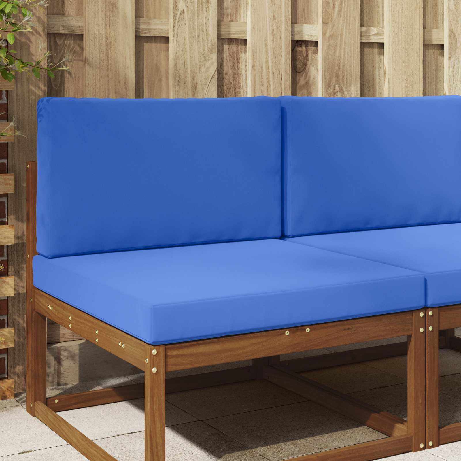 vidaXL Buiten bankkussen Antraciet 60 x 60 x 8 cm Polyester