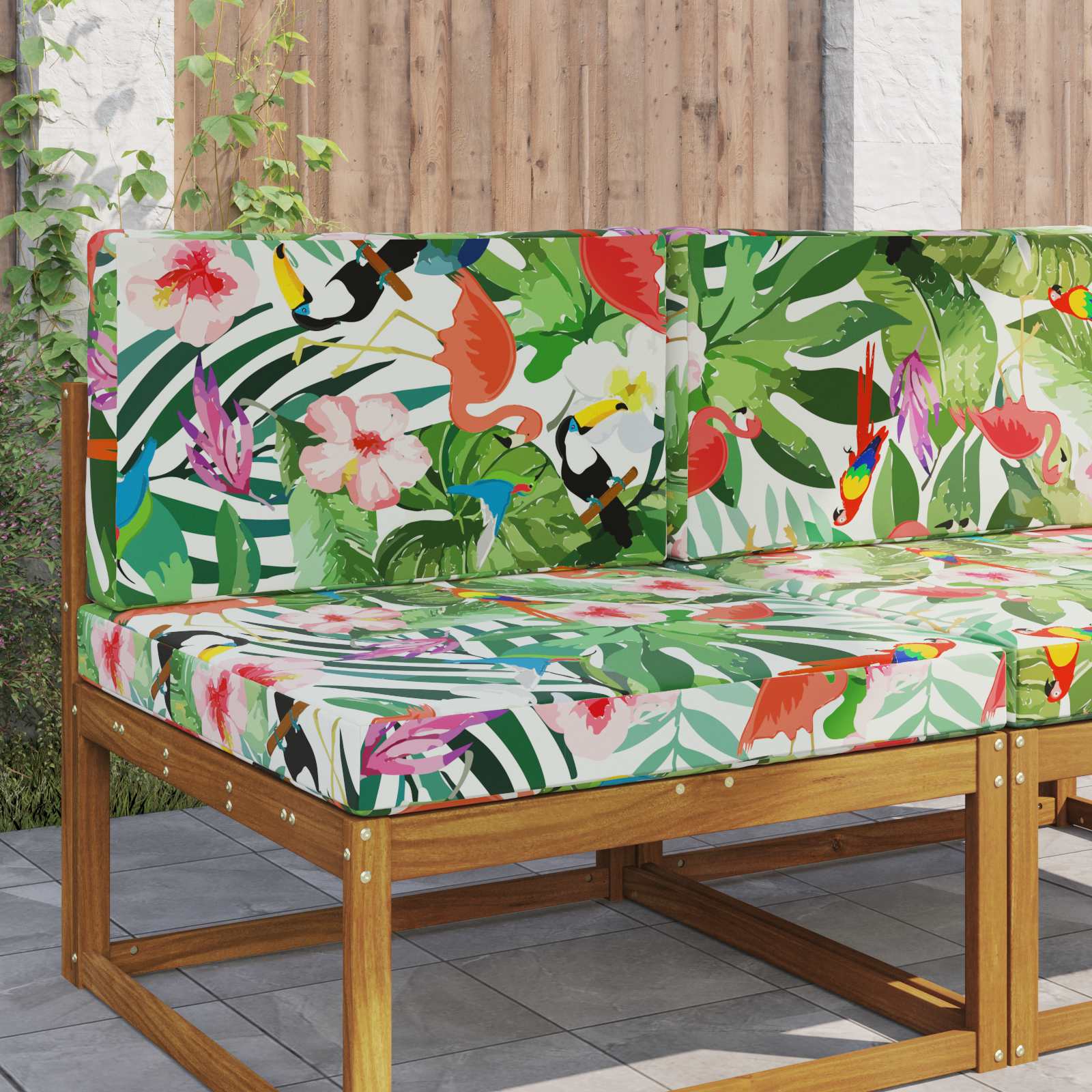 vidaXL Buiten bankkussen Antraciet 60 x 60 x 8 cm Polyester