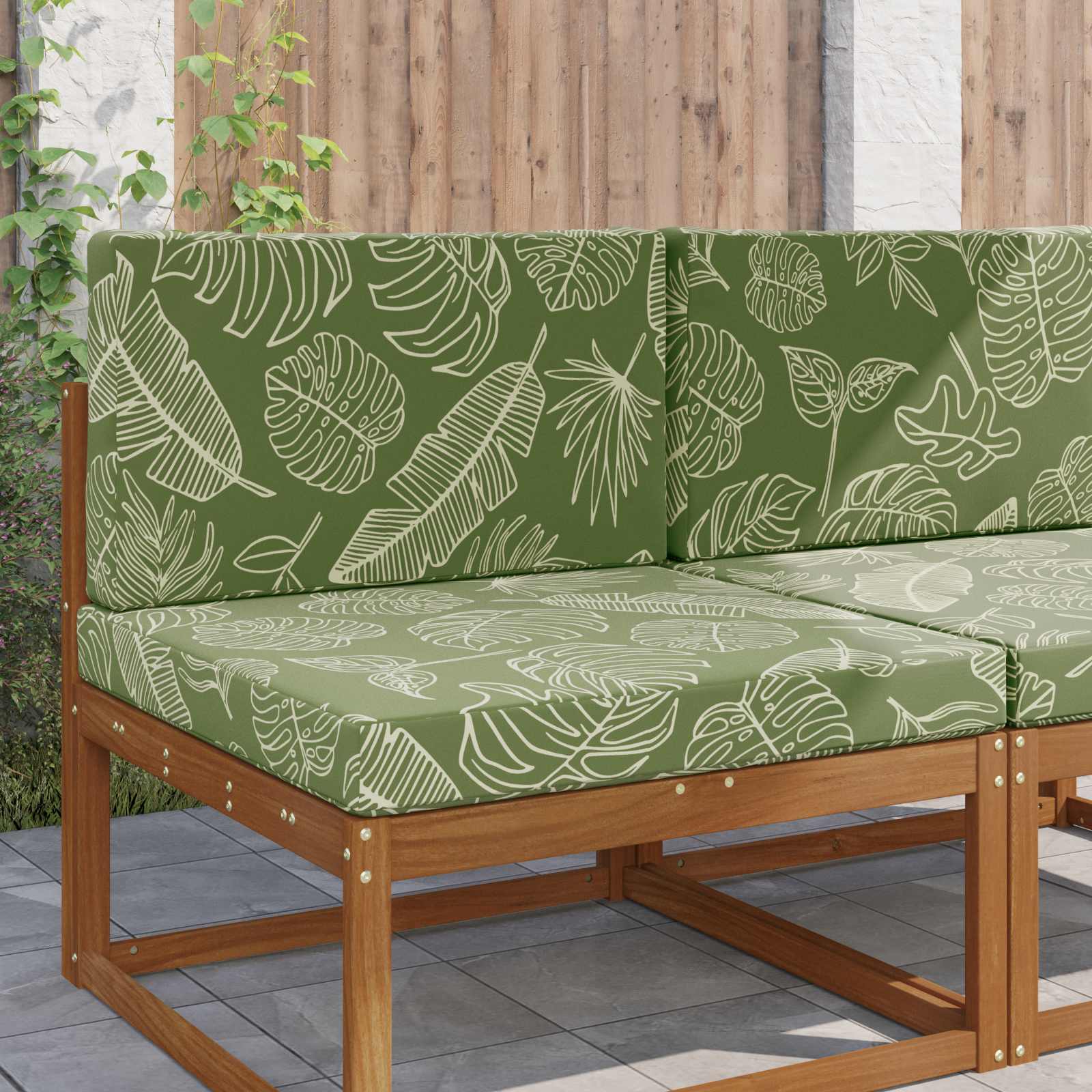vidaXL Buiten bankkussen Antraciet 60 x 60 x 8 cm Polyester