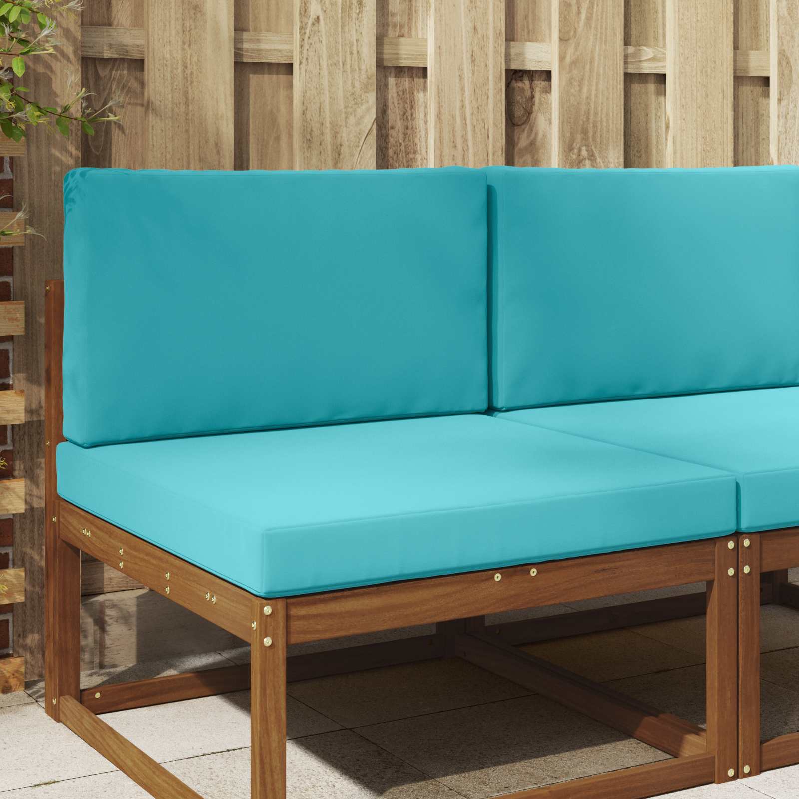 vidaXL Buiten bankkussen Antraciet 60 x 60 x 8 cm Polyester