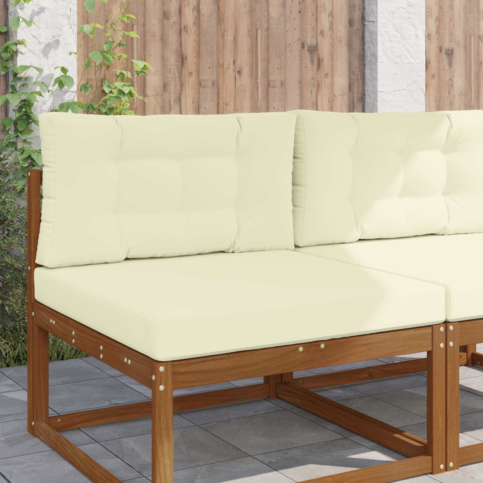 vidaXL Buiten bankkussen Antraciet 60 x 60 x 8 cm Polyester