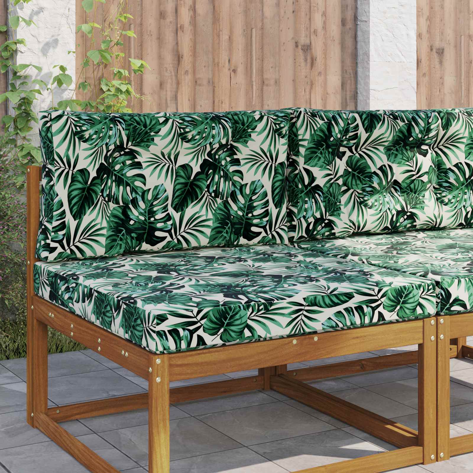 vidaXL Buiten bankkussen Antraciet 60 x 60 x 8 cm Polyester