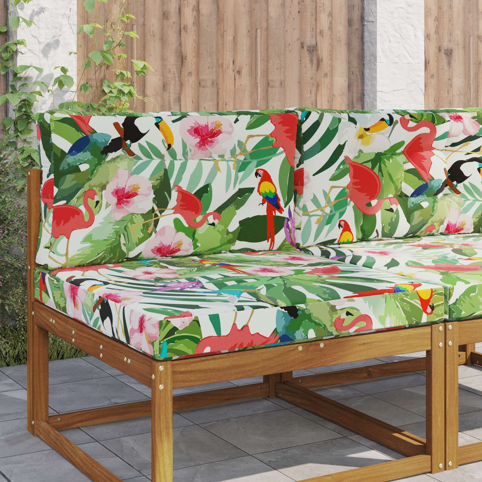 vidaXL Buiten bankkussen Antraciet 60 x 60 x 8 cm Polyester