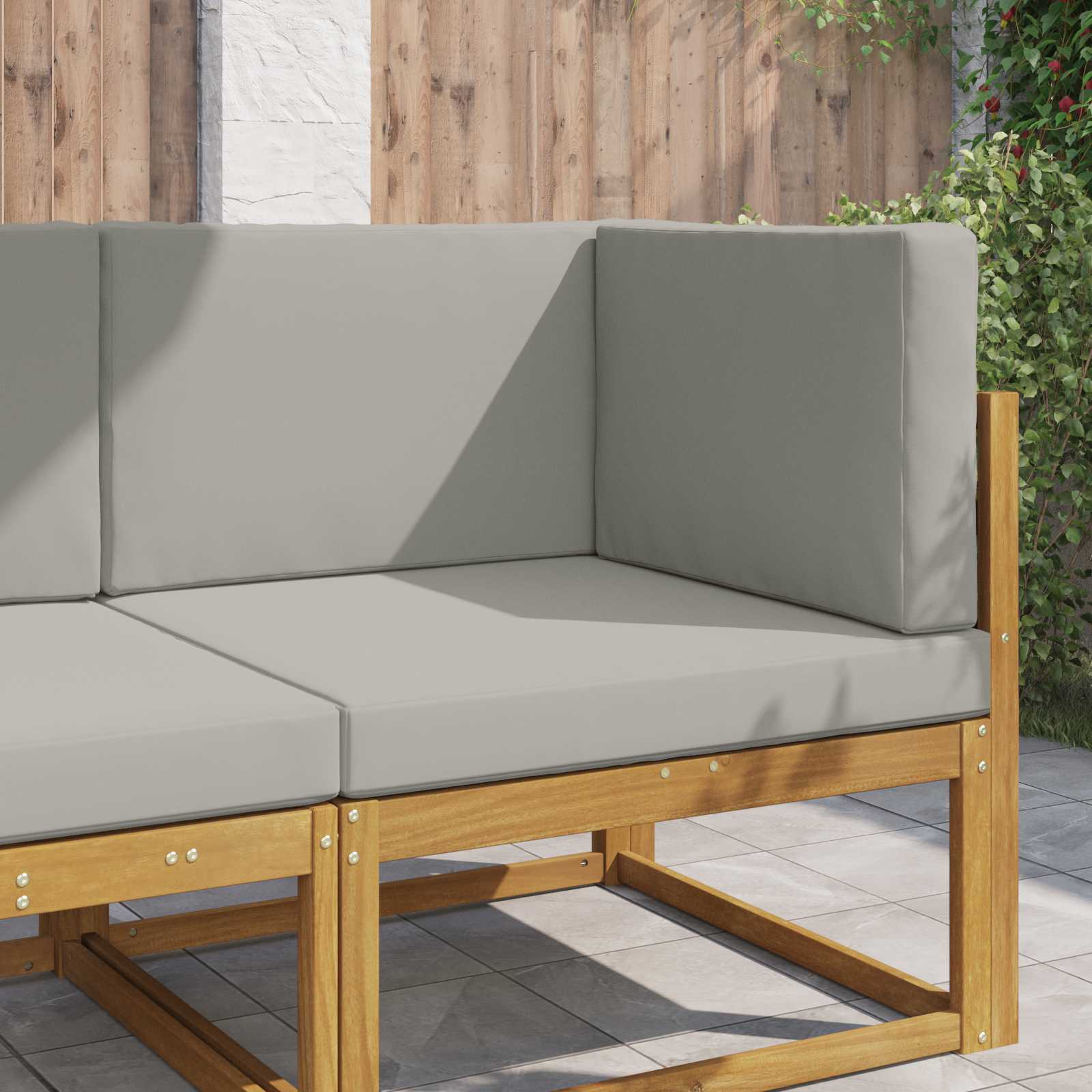 vidaXL Buiten bankkussen Antraciet 60 x 60 x 8 cm Polyester