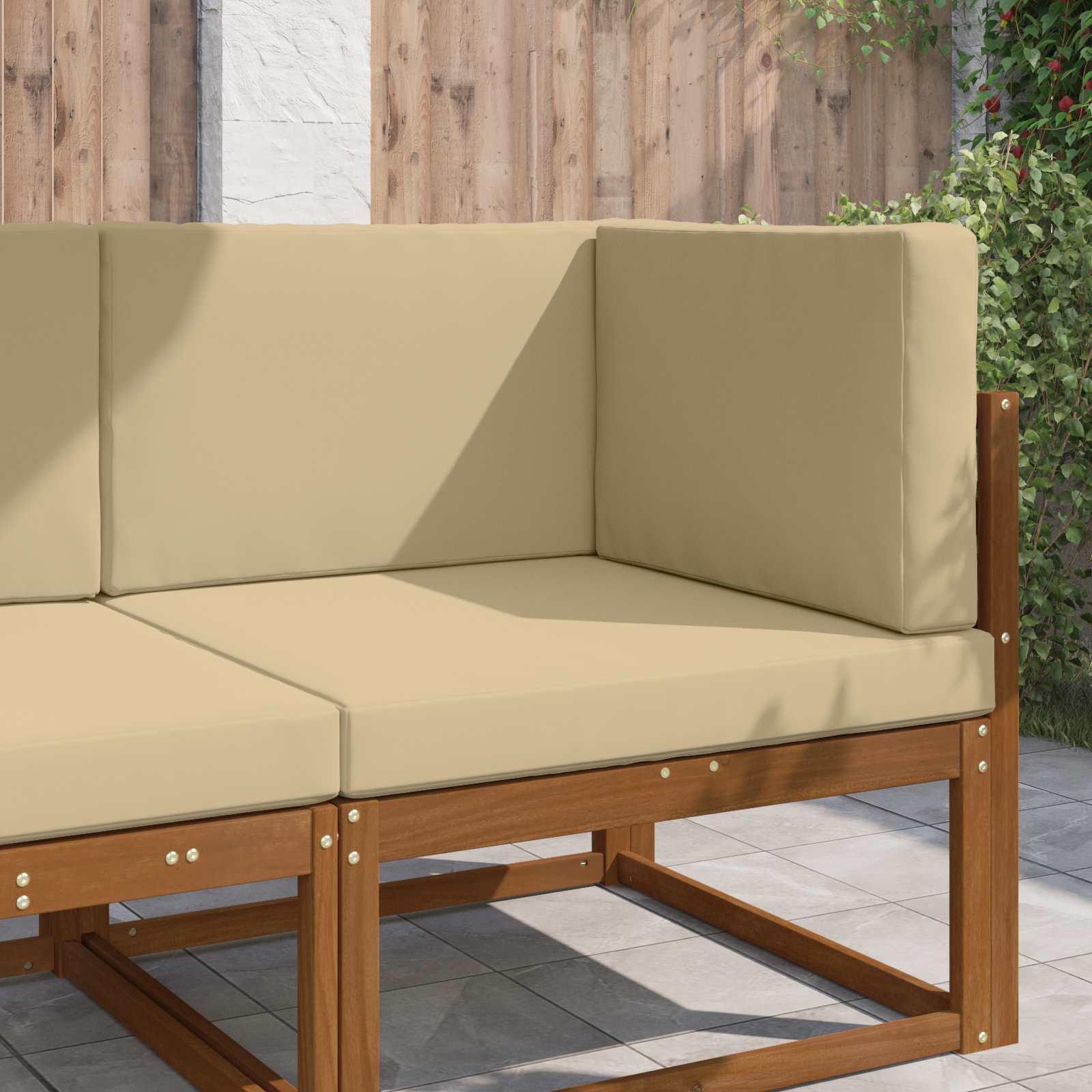 vidaXL Buiten bankkussen Antraciet 60 x 60 x 8 cm Polyester