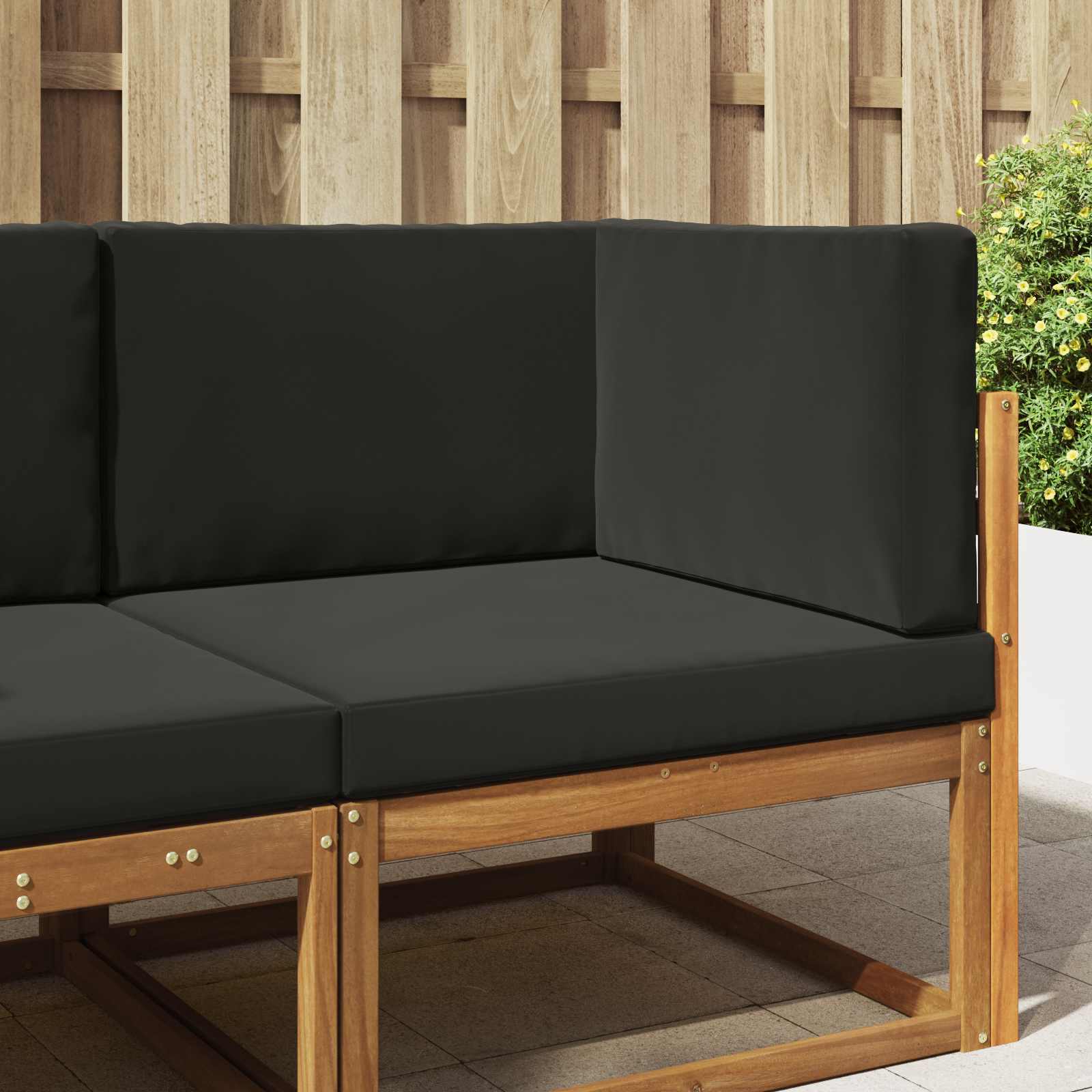 vidaXL Buiten bankkussen Antraciet 60 x 60 x 8 cm Polyester