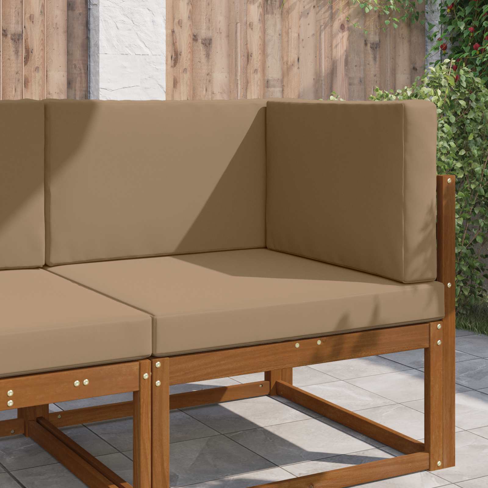 vidaXL Buiten bankkussen Antraciet 60 x 60 x 8 cm Polyester