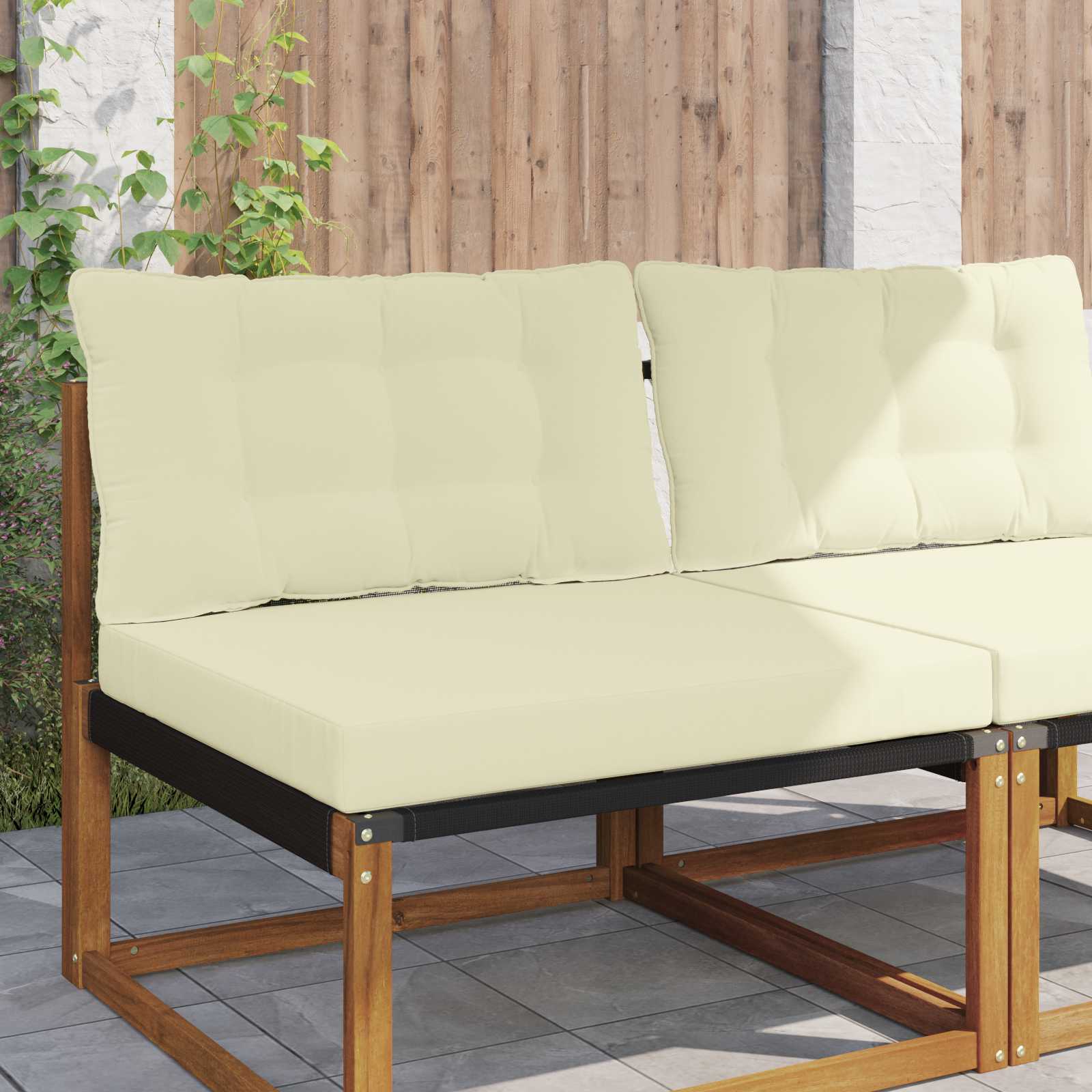 vidaXL Buiten bankkussen Antraciet 60 x 60 x 8 cm Polyester
