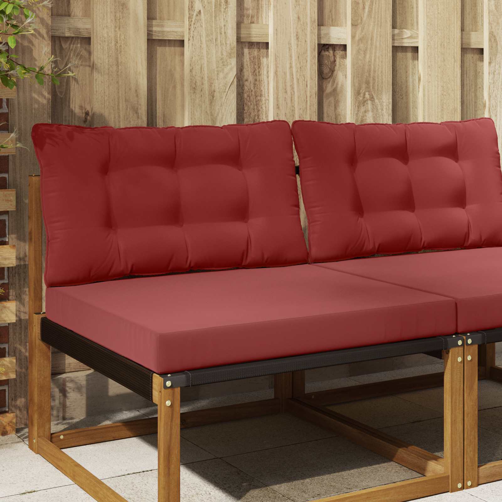 vidaXL Buiten bankkussen Antraciet 60 x 60 x 8 cm Polyester