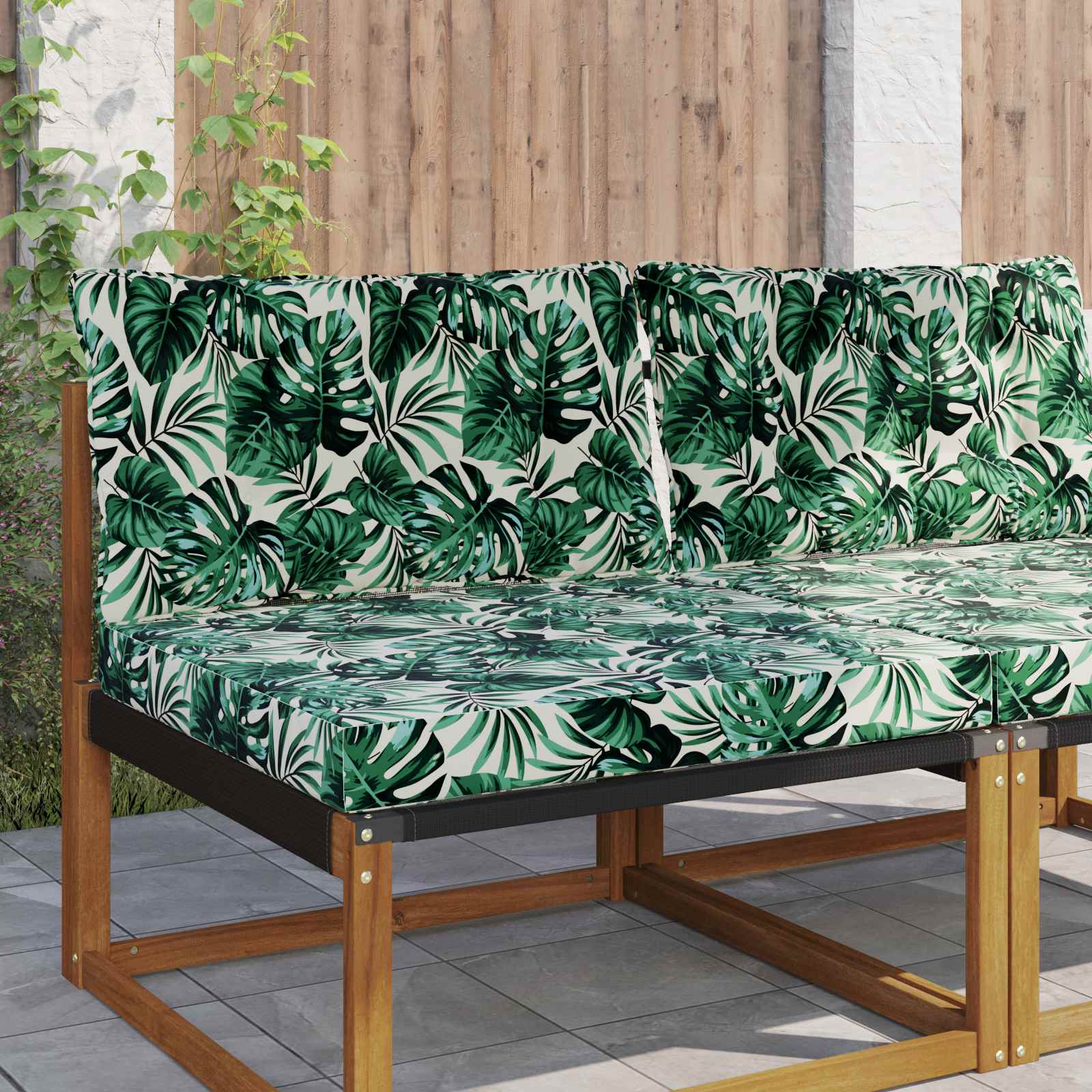 vidaXL Buiten bankkussen Antraciet 60 x 60 x 8 cm Polyester