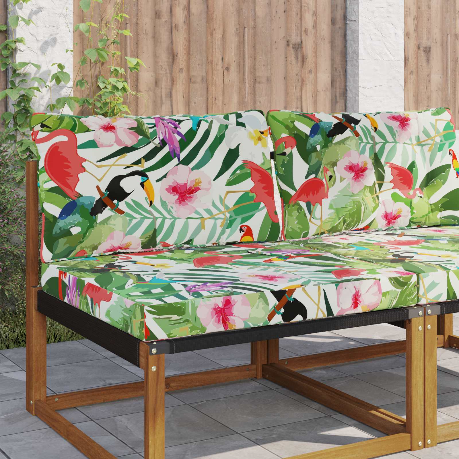 vidaXL Buiten bankkussen Antraciet 60 x 60 x 8 cm Polyester