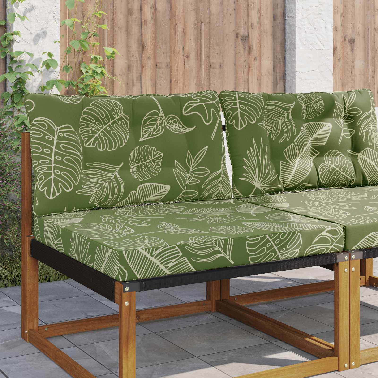 vidaXL Buiten bankkussen Antraciet 60 x 60 x 8 cm Polyester