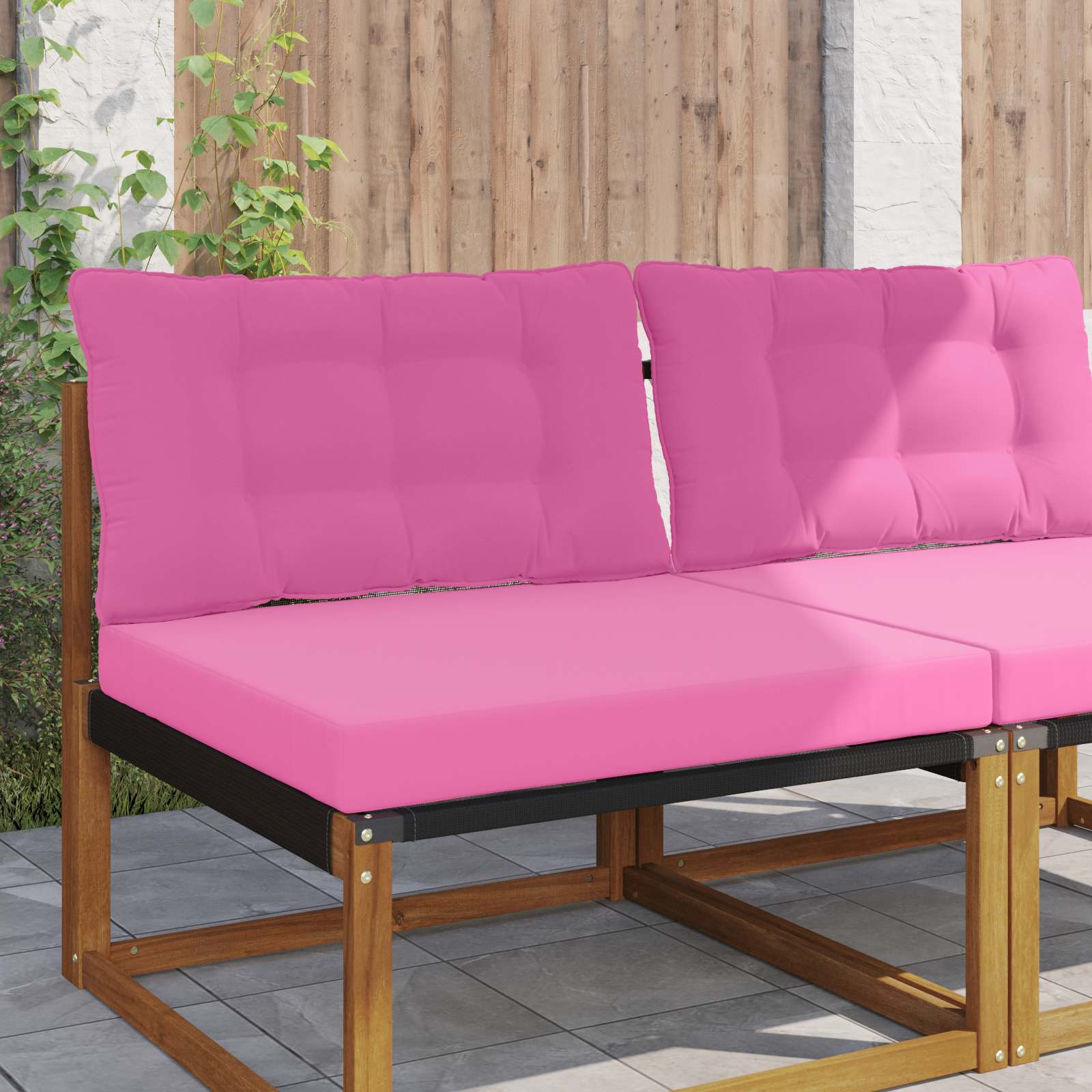 vidaXL Buiten bankkussen Antraciet 60 x 60 x 8 cm Polyester