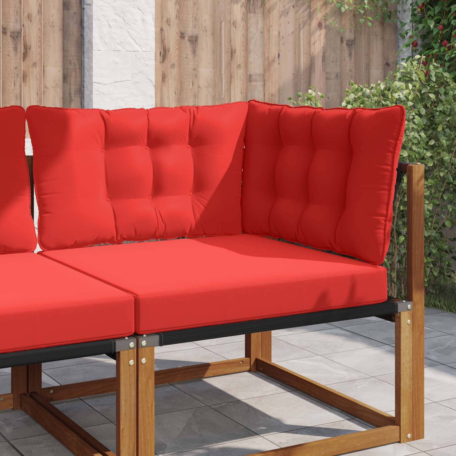 vidaXL Buiten bankkussen Antraciet 60 x 60 x 8 cm Polyester